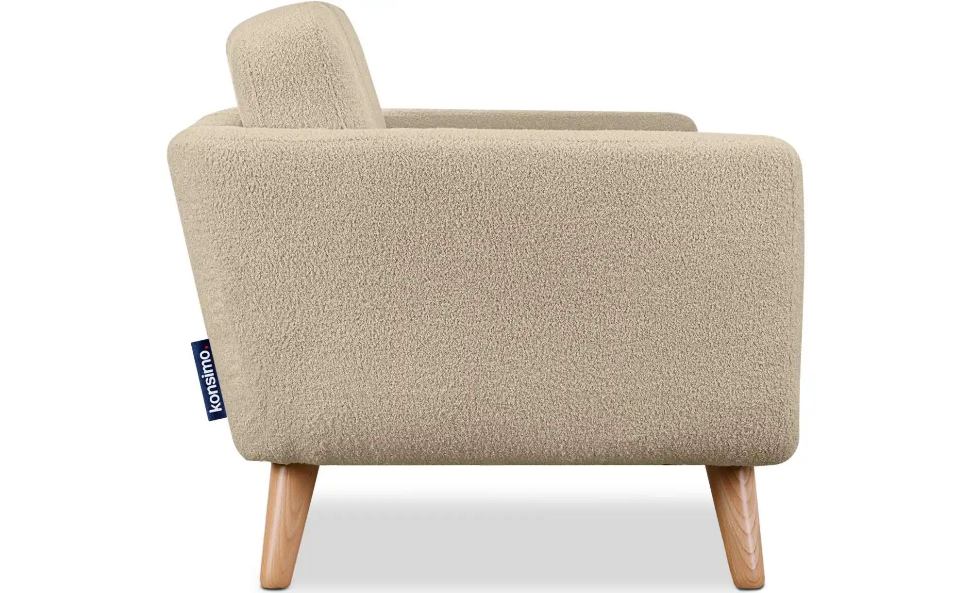 KONSIMO Sessel  Tagio ¦ creme ¦ Maße (cm): B: 86 H: 80 Polstermöbel > Sesse günstig online kaufen
