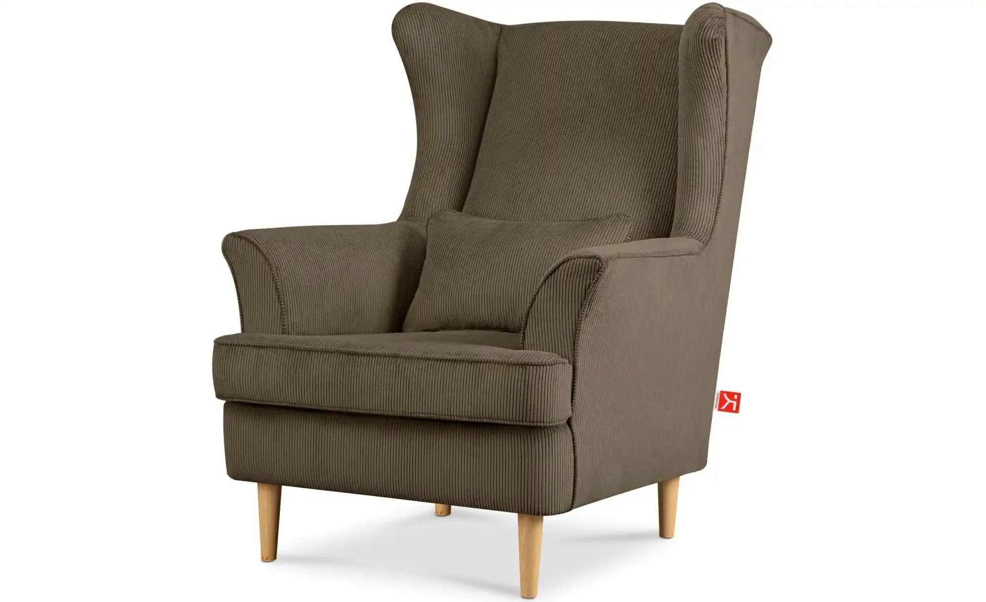 KONSIMO Ohrensessel  Stralis ¦ braun ¦ Maße (cm): B: 82 H: 108 Polstermöbel günstig online kaufen