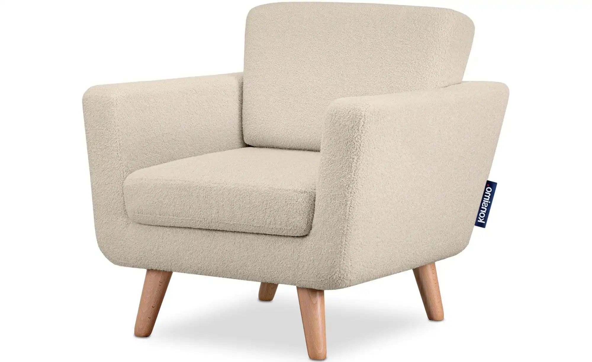 KONSIMO Sessel  Tagio ¦ weiß ¦ Maße (cm): B: 86 H: 80 Polstermöbel > Sessel günstig online kaufen