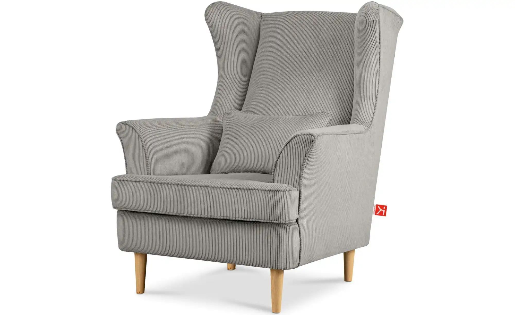 KONSIMO Ohrensessel  Stralis ¦ grau ¦ Maße (cm): B: 82 H: 108 Polstermöbel günstig online kaufen