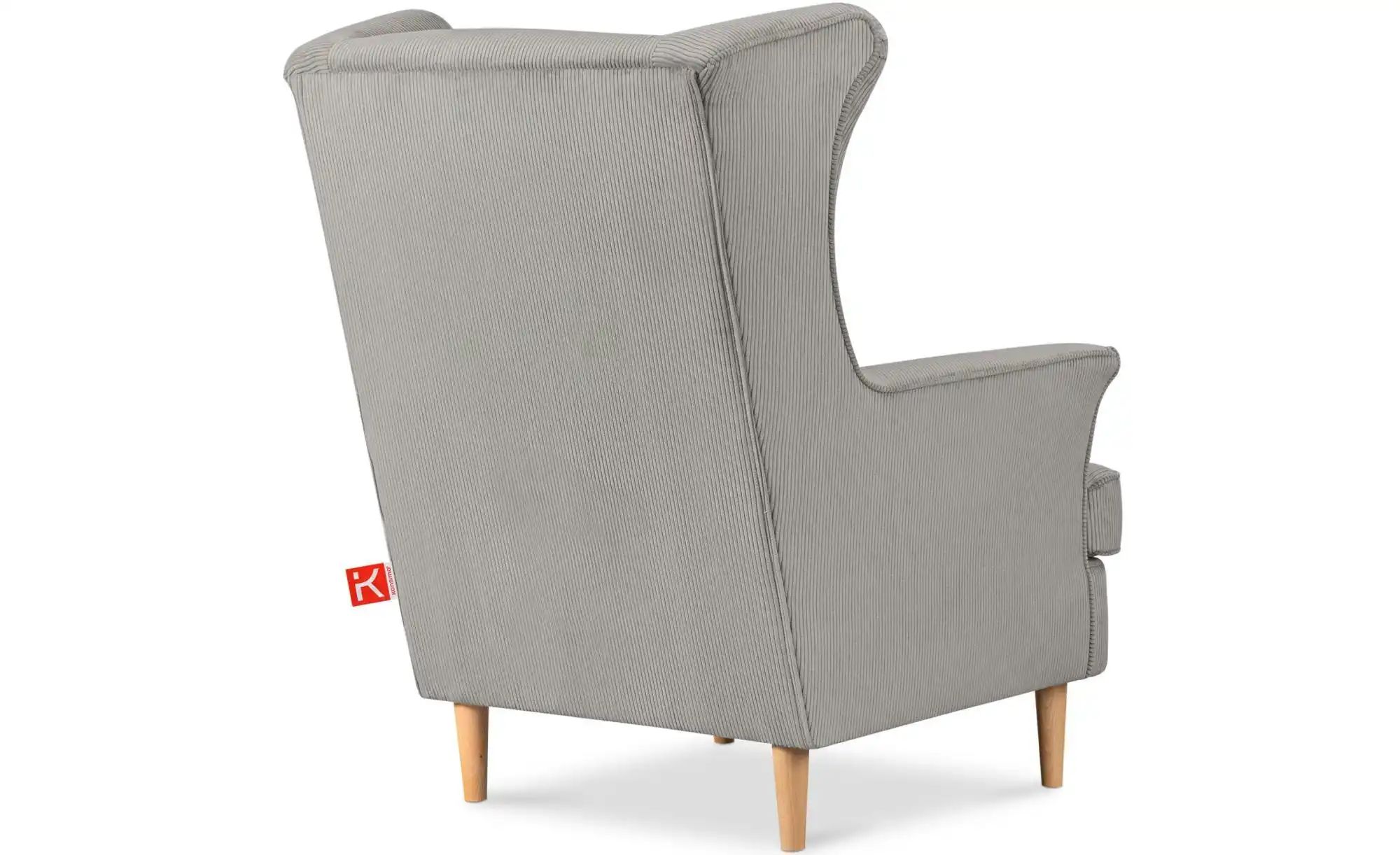 KONSIMO Ohrensessel  Stralis ¦ grau ¦ Maße (cm): B: 82 H: 108 Polstermöbel günstig online kaufen