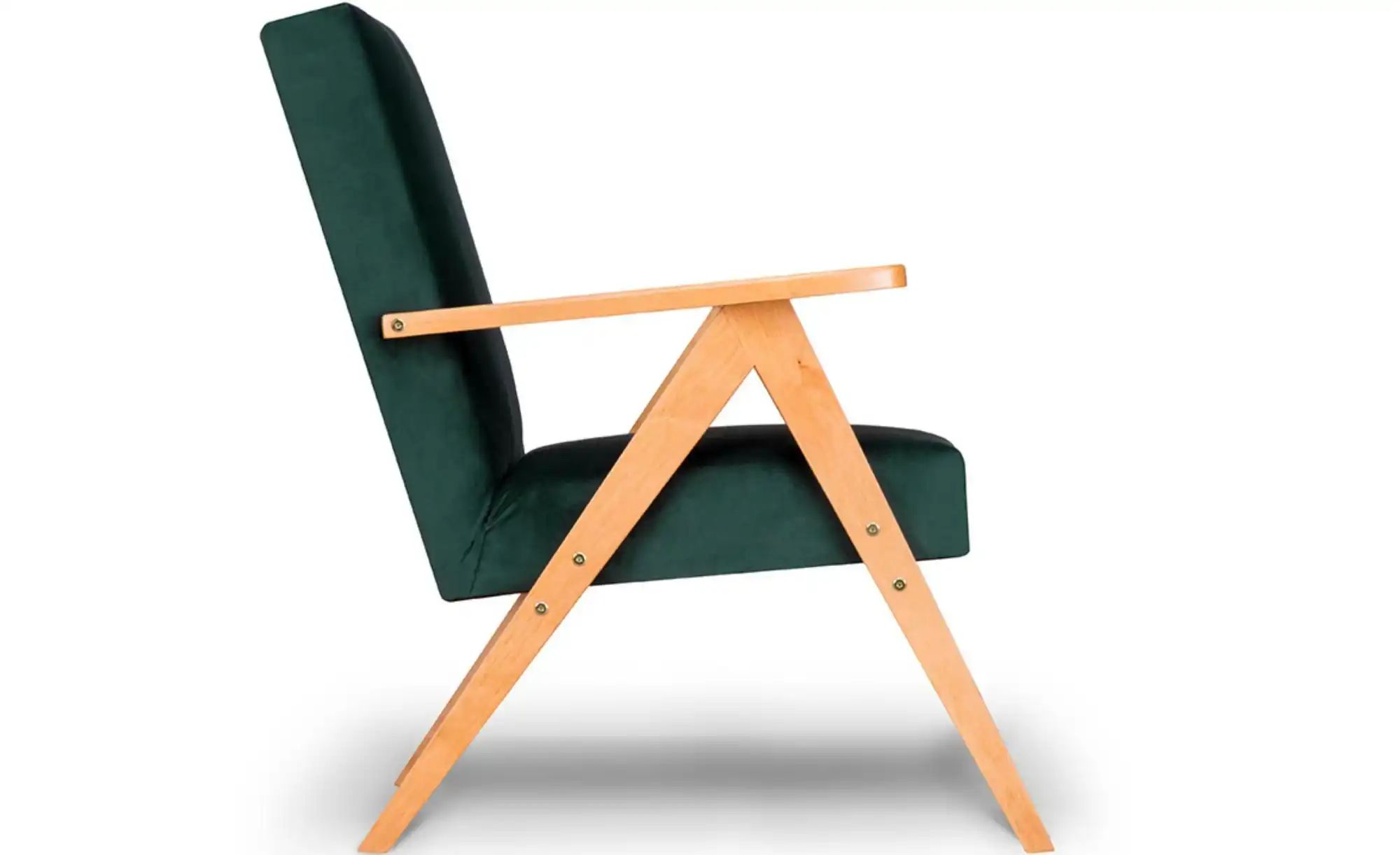 KONSIMO Sessel  Naset ¦ grün ¦ Maße (cm): B: 60 H: 90 Polstermöbel > Sessel günstig online kaufen