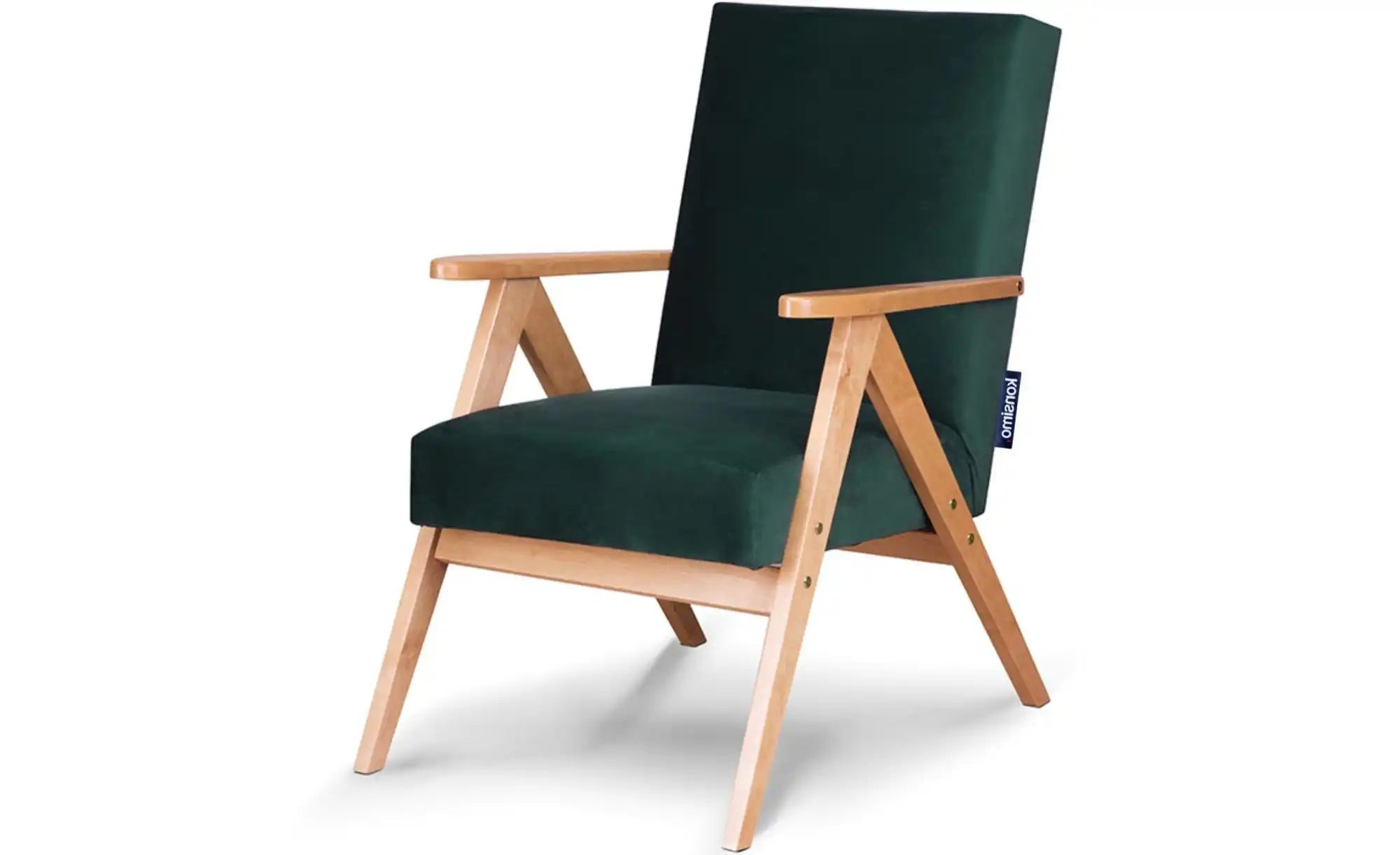 KONSIMO Sessel  Naset ¦ grün ¦ Maße (cm): B: 60 H: 90 Polstermöbel > Sessel günstig online kaufen