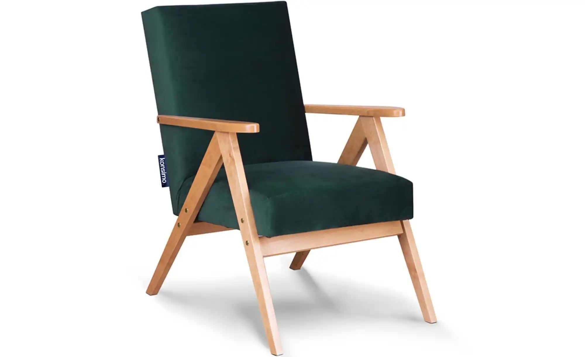 Thumbnail - KONSIMO Sessel Naset ¦ grün ¦ Maße (cm): B: 60 H: 90 Polstermöbel > Sessel > Polstersessel - Höffner