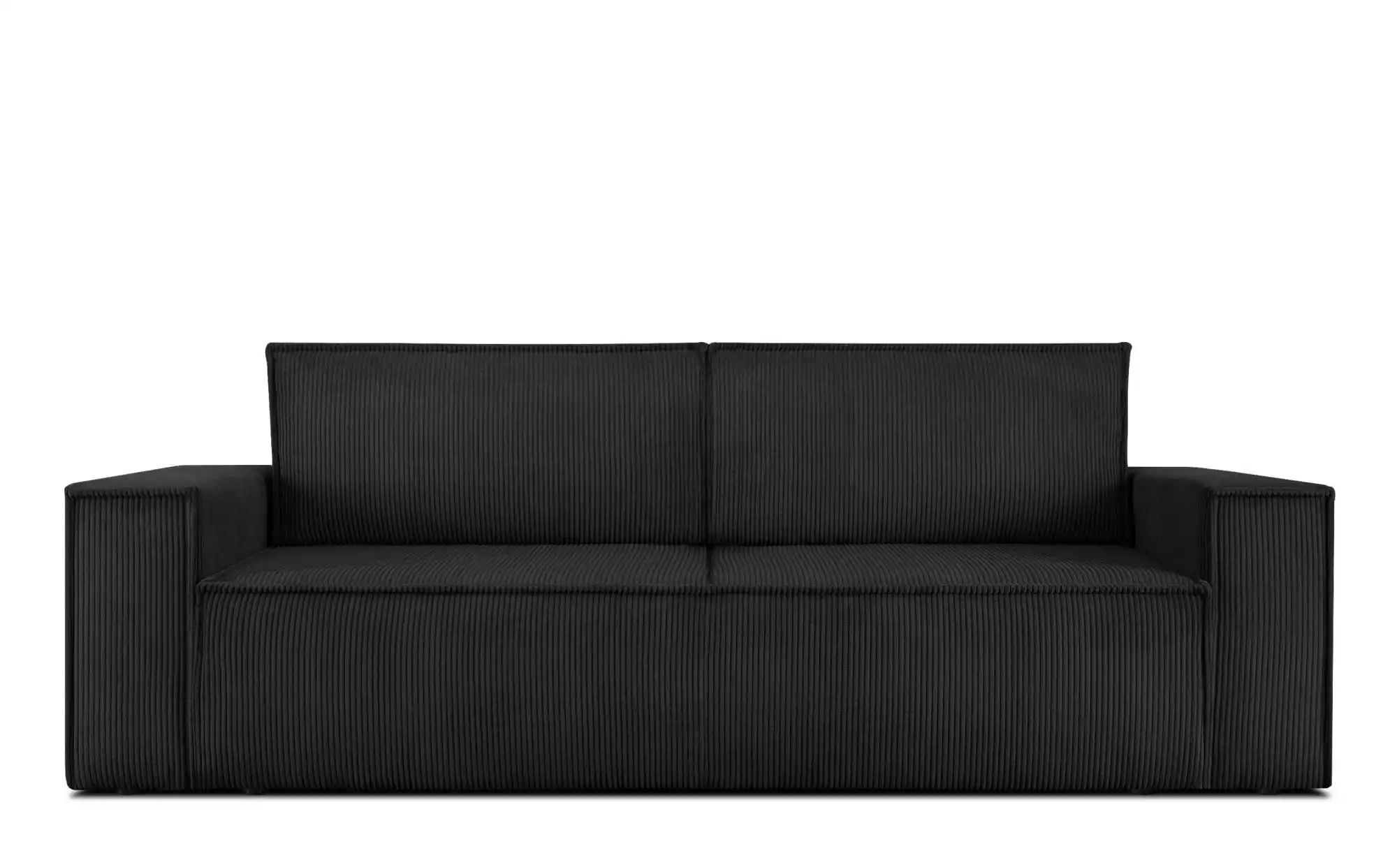 KONSIMO Einzelsofa  Napi ¦ schwarz ¦ Maße (cm): B: 244 H: 89 Polstermöbel > günstig online kaufen