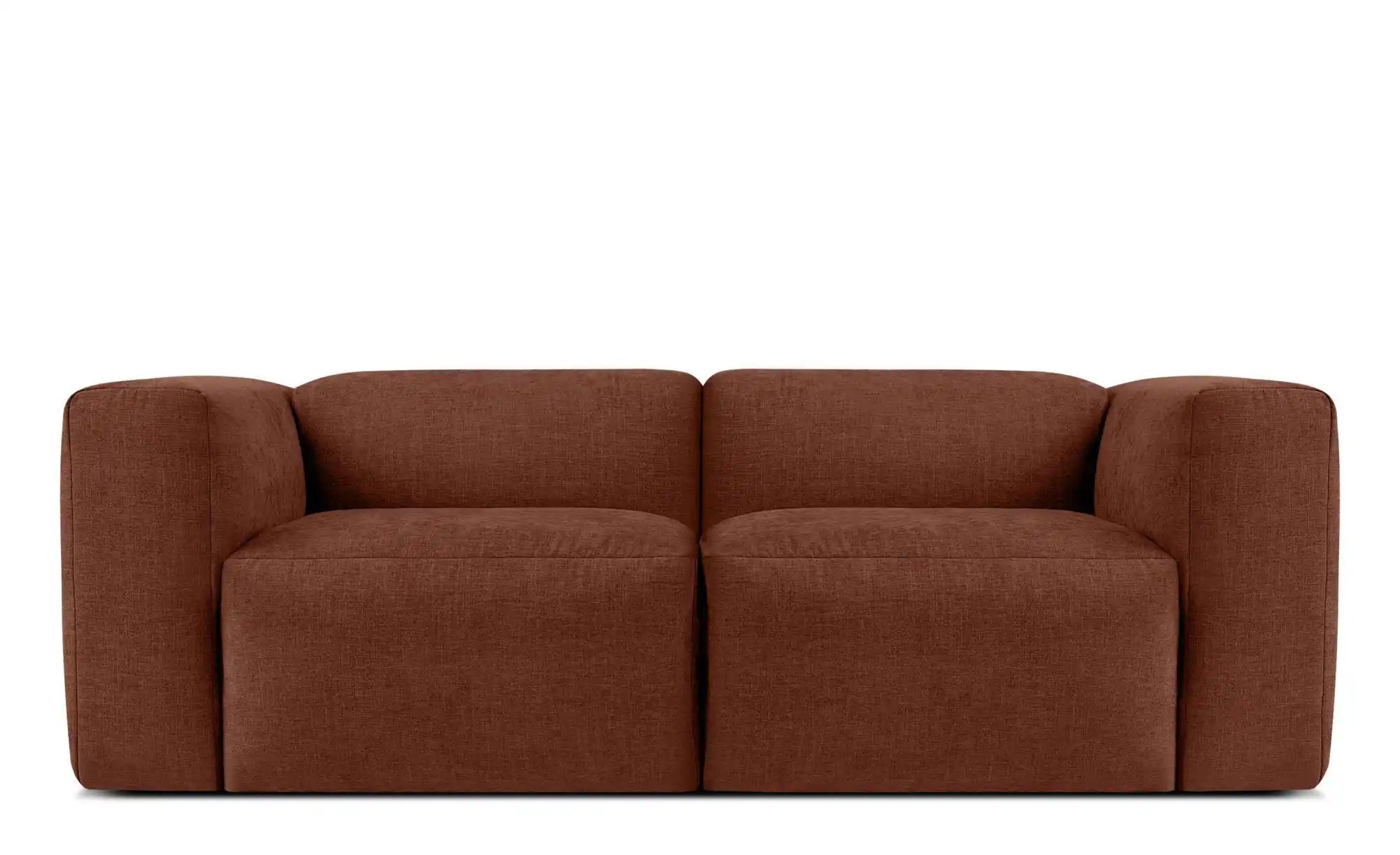 KONSIMO Einzelsofa  Buffo ¦ orange ¦ Maße (cm): B: 210 H: 73 Polstermöbel > günstig online kaufen