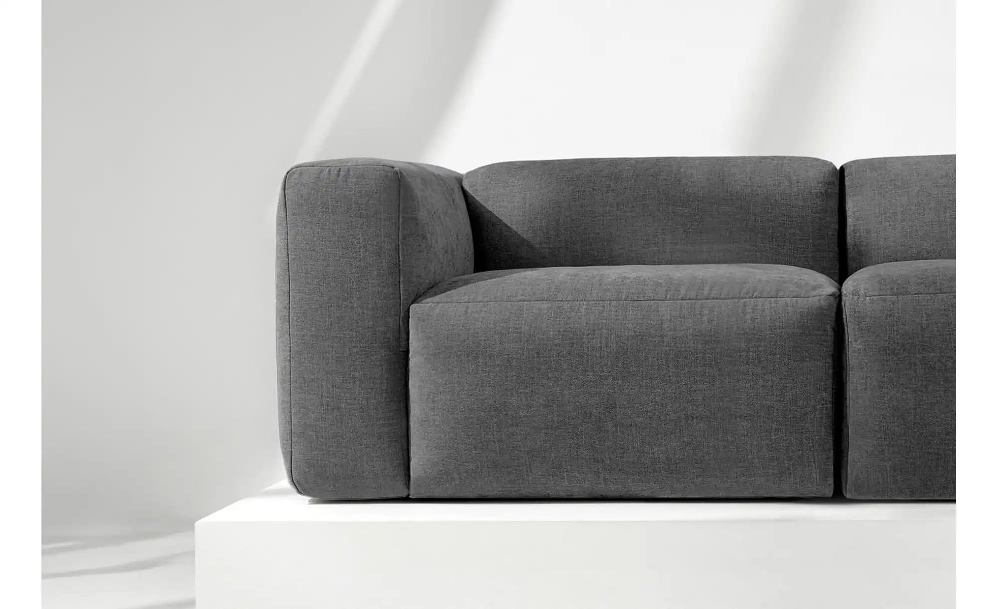 KONSIMO Einzelsofa  Buffo ¦ grau ¦ Maße (cm): B: 250 H: 73 Polstermöbel > S günstig online kaufen