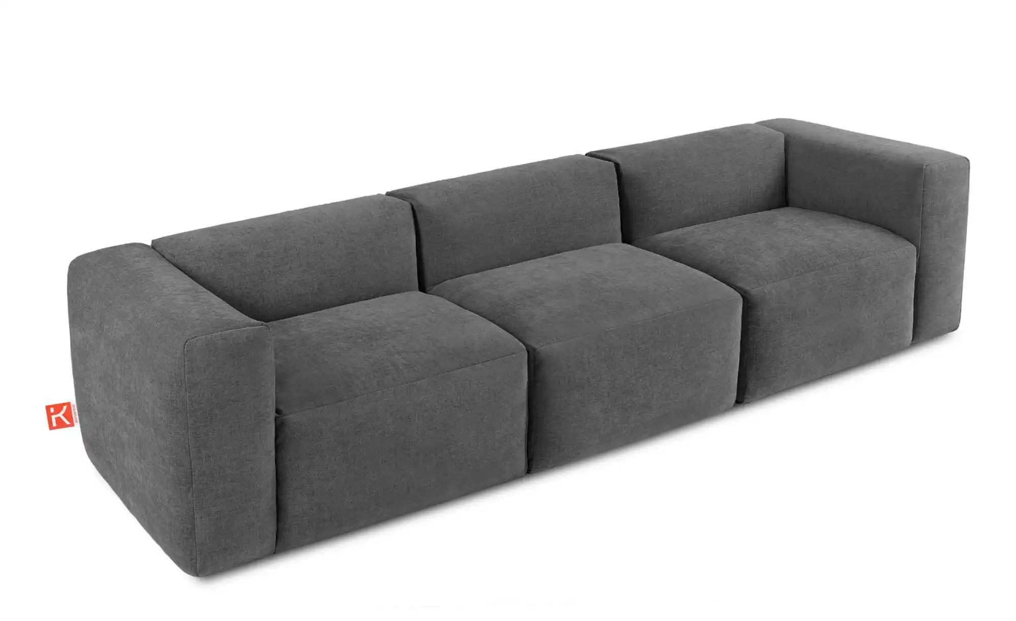 KONSIMO Einzelsofa  Buffo ¦ grau ¦ Maße (cm): B: 290 H: 73 Polstermöbel > S günstig online kaufen