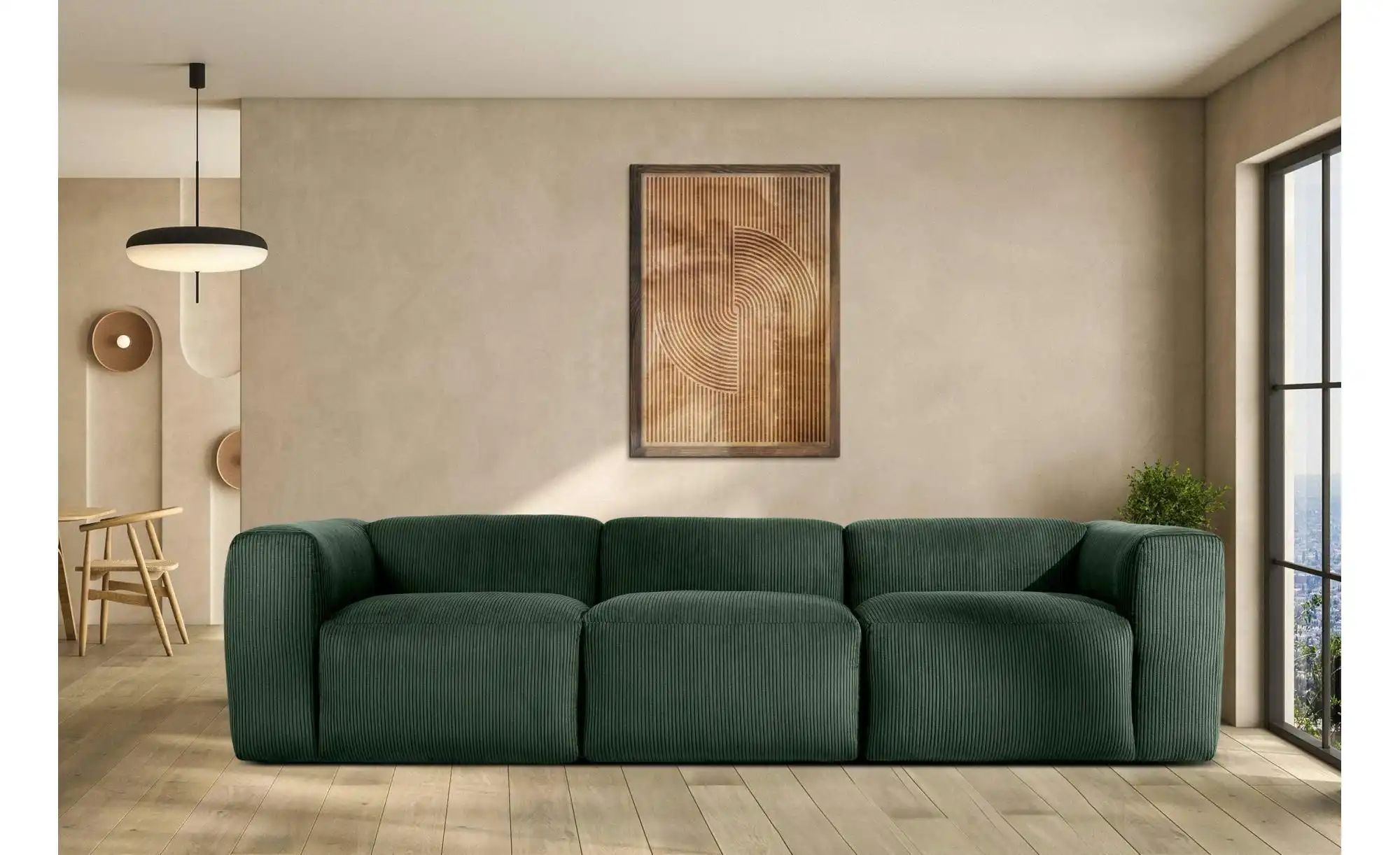 Thumbnail - KONSIMO Einzelsofa  Buffo ¦ grün ¦ Maße (cm): B: 290 H: 73 Polstermöbel > Sofas > Einzelsofas - Höffner