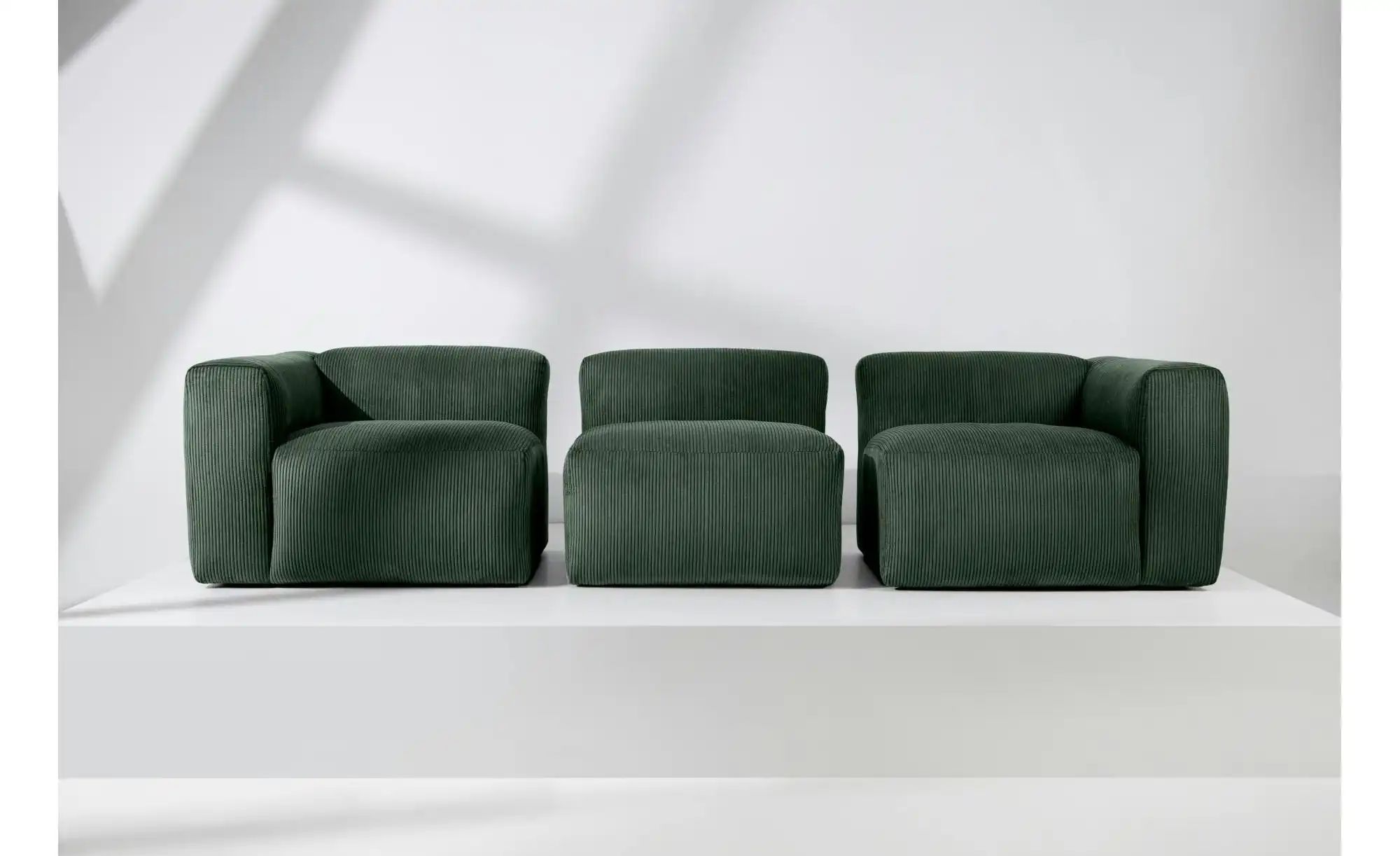 Thumbnail - KONSIMO Einzelsofa  Buffo ¦ grün ¦ Maße (cm): B: 290 H: 73 Polstermöbel > Sofas > Einzelsofas - Höffner