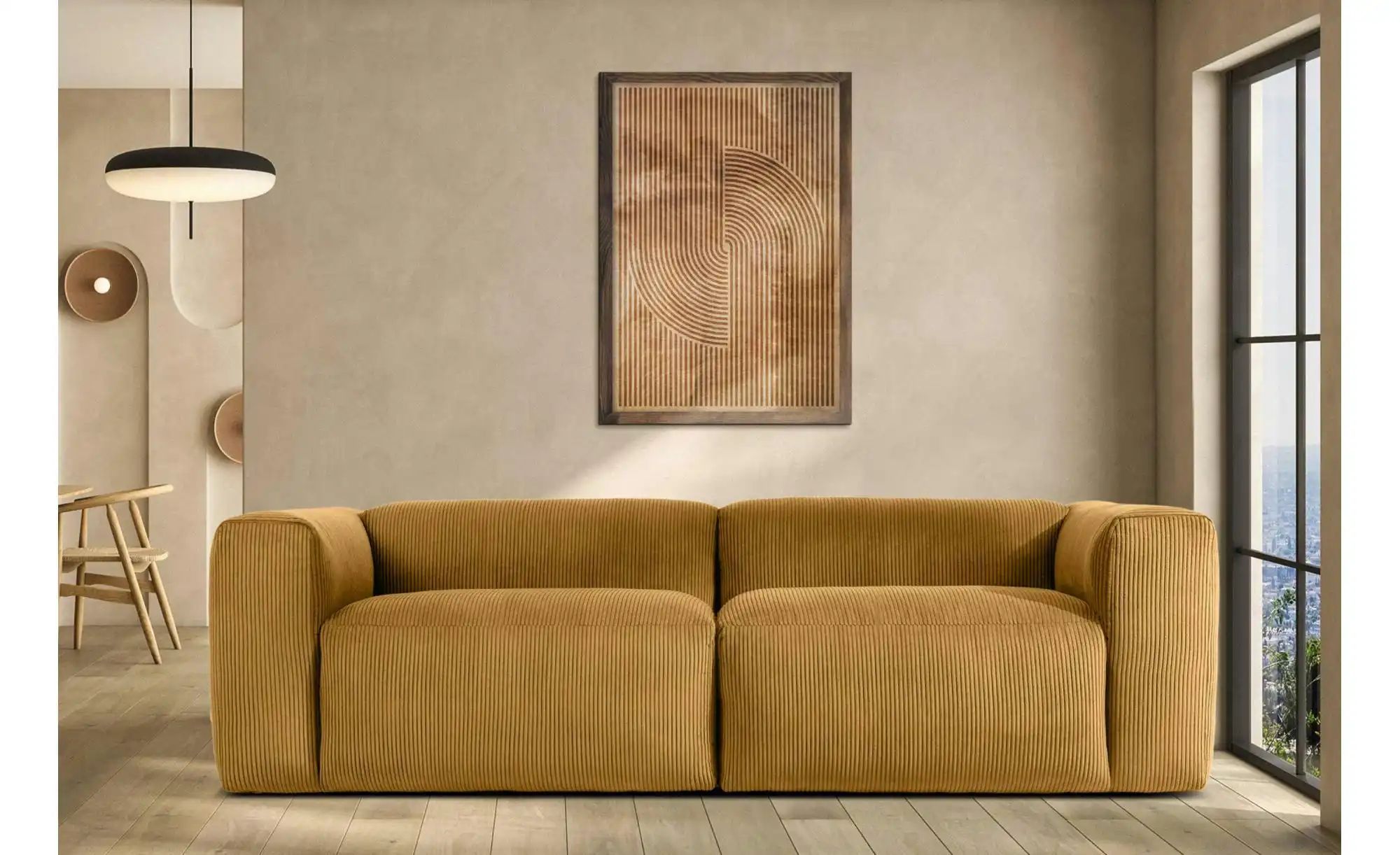 Thumbnail - KONSIMO Einzelsofa  Buffo ¦ gelb ¦ Maße (cm): B: 250 H: 73 Polstermöbel > Sofas > Einzelsofas - Höffner