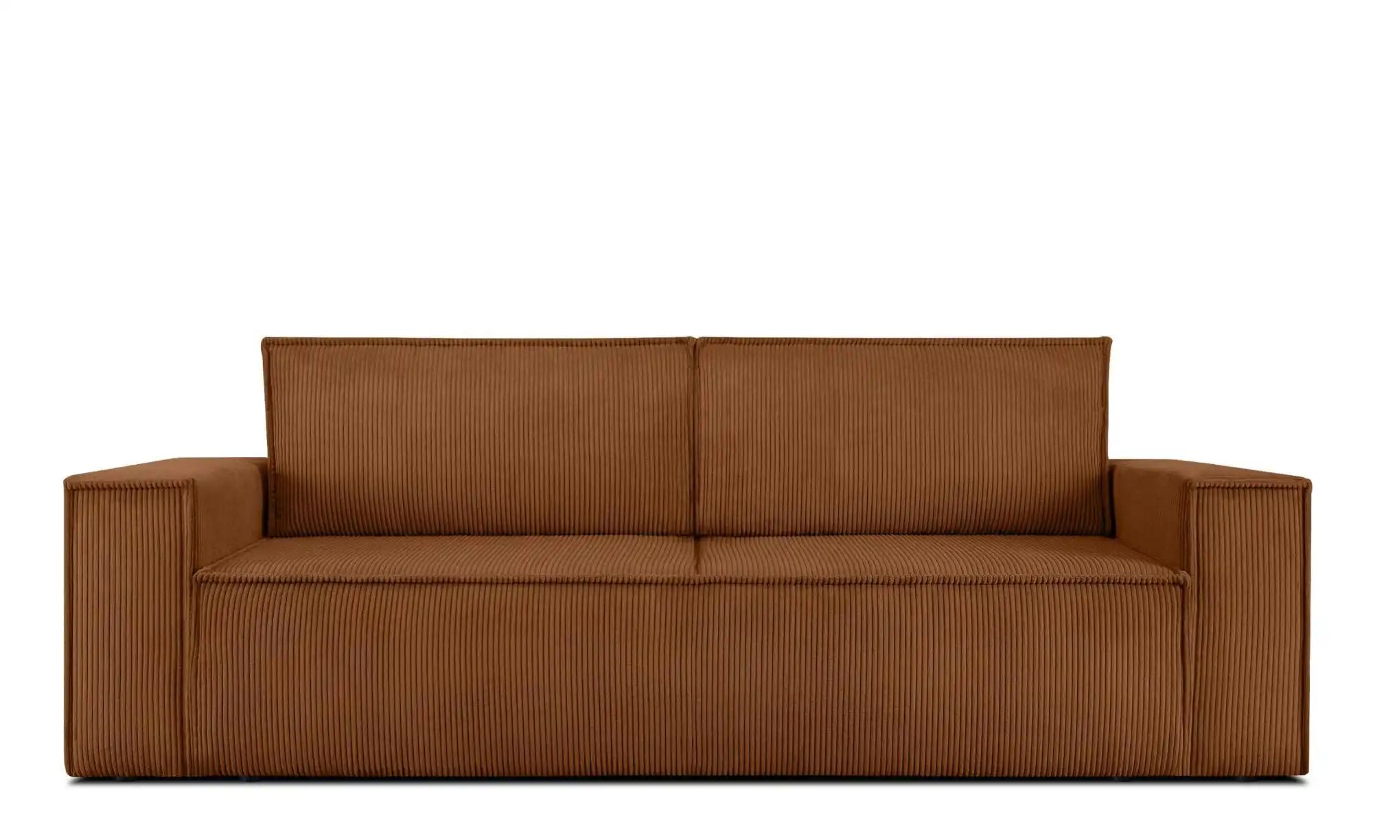 KONSIMO Einzelsofa  Napi ¦ rot ¦ Maße (cm): B: 244 H: 89 Polstermöbel > Sof günstig online kaufen