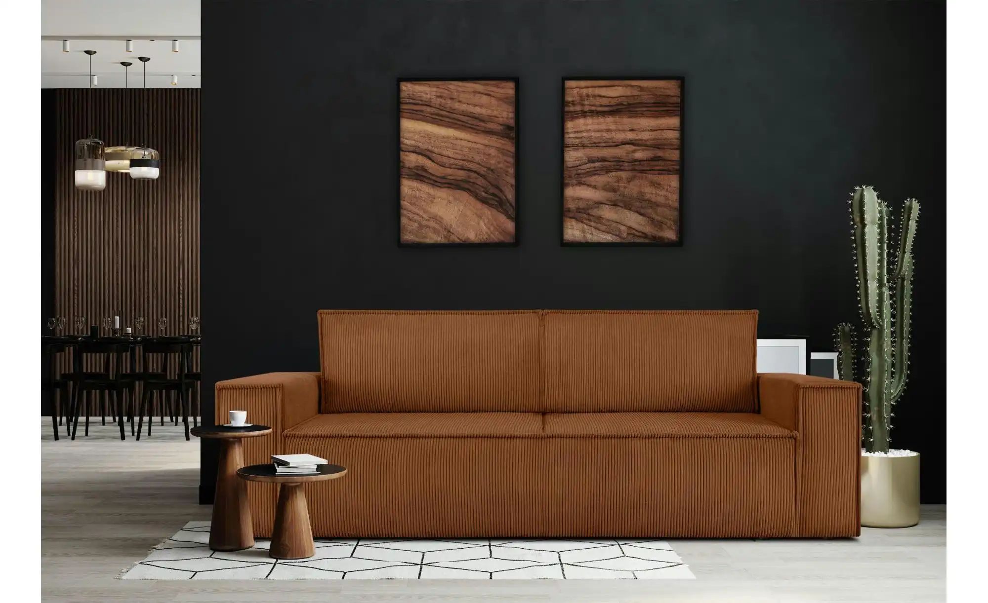 Thumbnail - KONSIMO Einzelsofa  Napi ¦ rot ¦ Maße (cm): B: 244 H: 89 Polstermöbel > Sofas > 3-Sitzer - Höffner