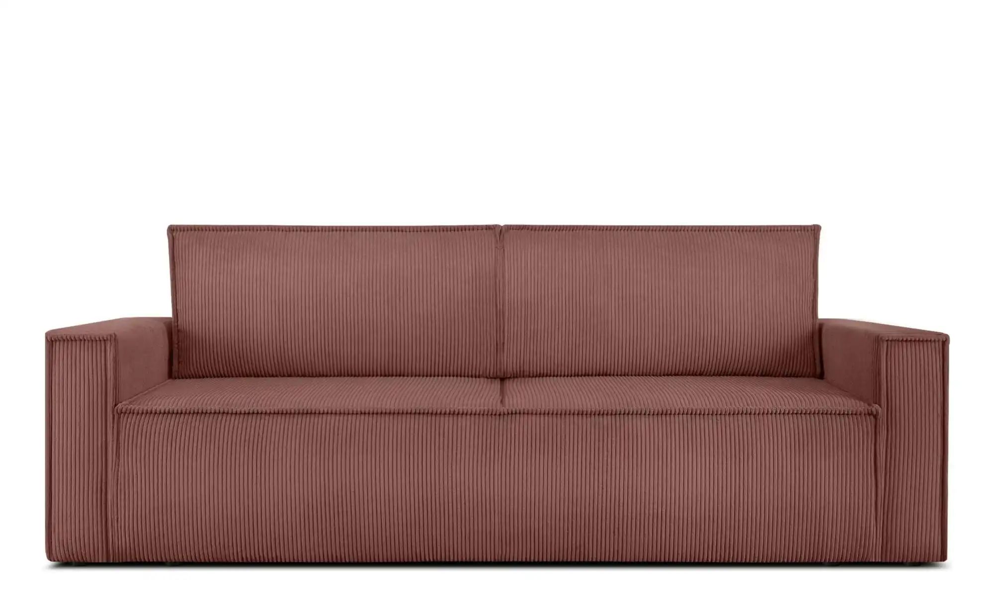 KONSIMO Einzelsofa  Napi ¦ rosa/pink ¦ Maße (cm): B: 228 H: 89 Polstermöbel günstig online kaufen