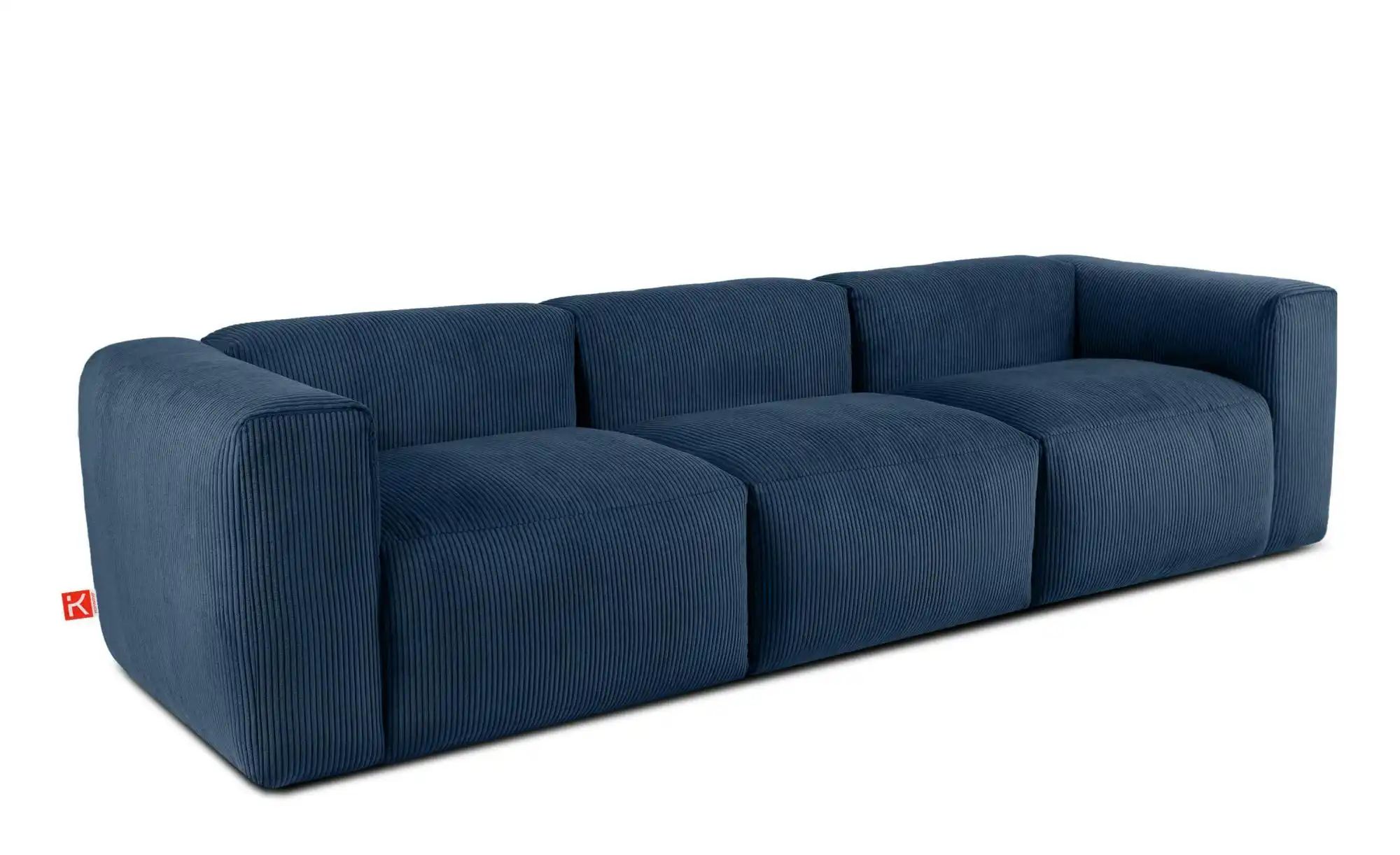 KONSIMO Einzelsofa  Buffo ¦ blau ¦ Maße (cm): B: 290 H: 73 Polstermöbel > S günstig online kaufen