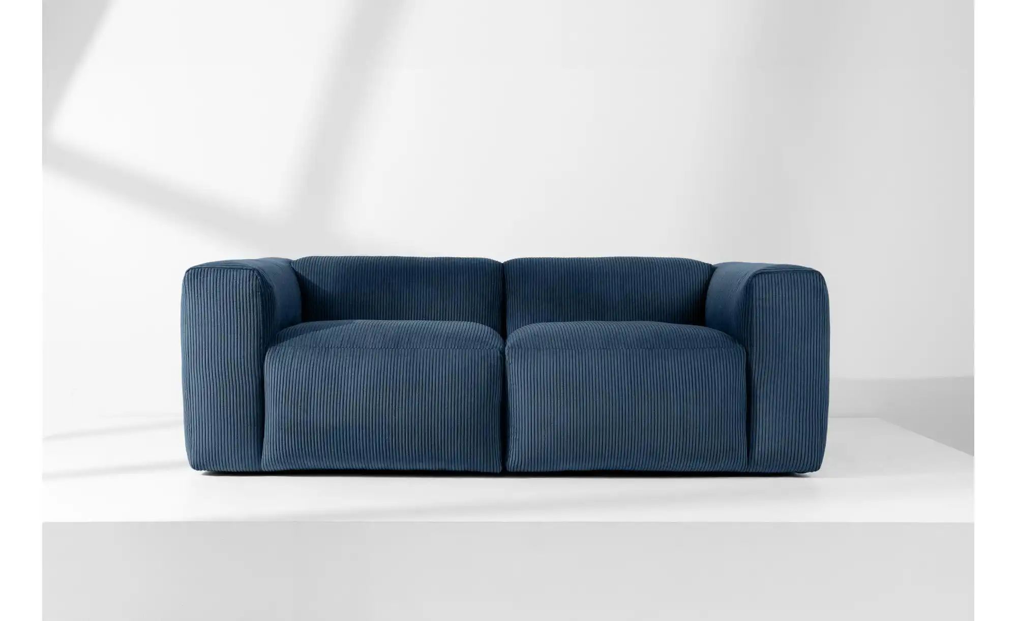 Thumbnail - KONSIMO Einzelsofa  Buffo ¦ blau ¦ Maße (cm): B: 210 H: 73 Polstermöbel > Sofas > 3-Sitzer - Höffner