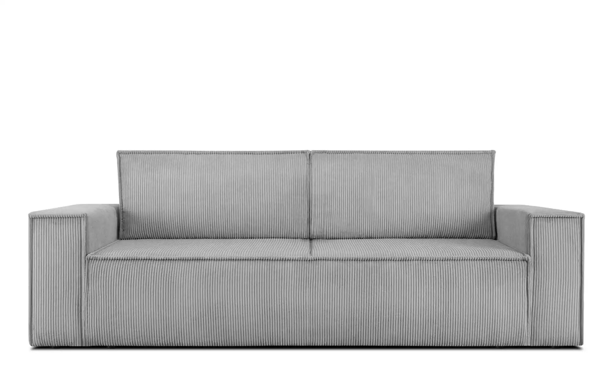 KONSIMO Einzelsofa  Napi ¦ grau ¦ Maße (cm): B: 244 H: 89 Polstermöbel > So günstig online kaufen