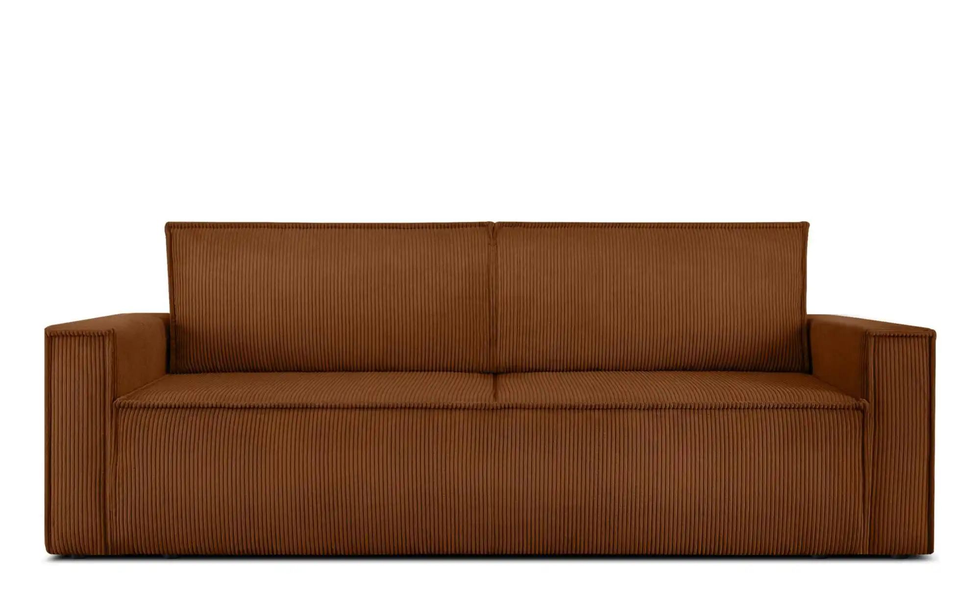 KONSIMO Einzelsofa  Napi ¦ rot ¦ Maße (cm): B: 228 H: 89 Polstermöbel > Sof günstig online kaufen