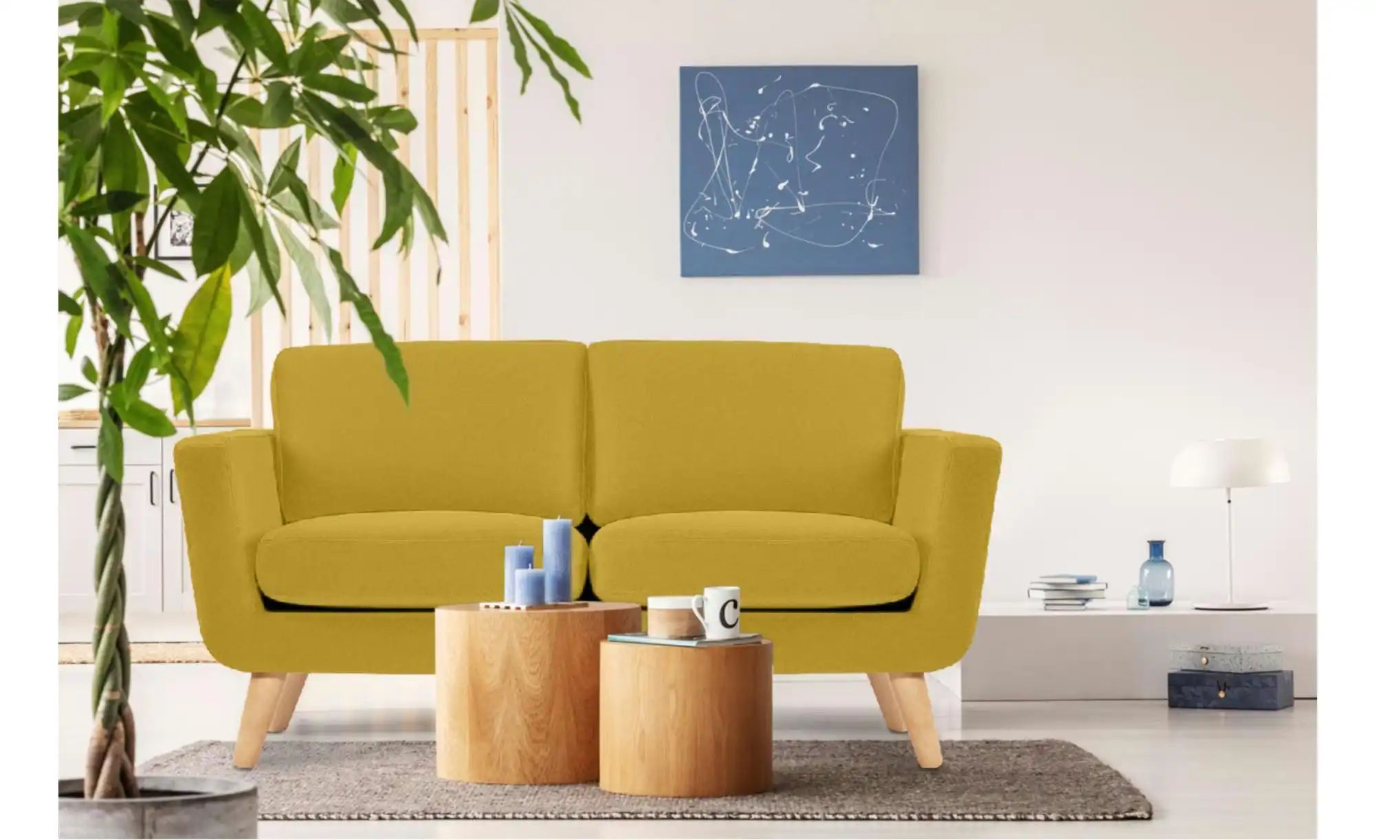 KONSIMO Einzelsofa  Tagio ¦ gelb ¦ Maße (cm): H: 80 Polstermöbel > Sofas > günstig online kaufen