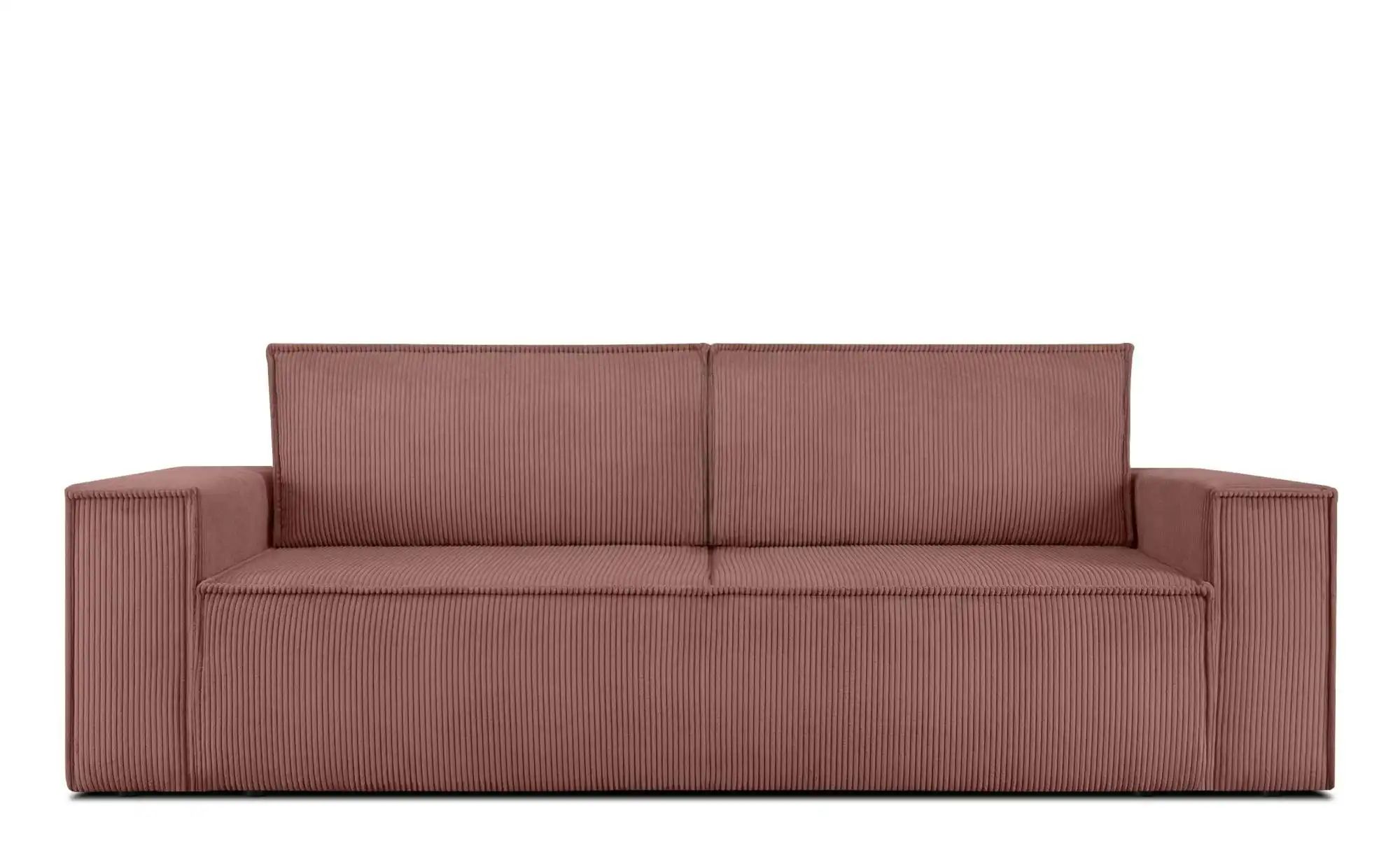 KONSIMO Einzelsofa  Napi ¦ rosa/pink ¦ Maße (cm): B: 244 H: 89 Polstermöbel günstig online kaufen
