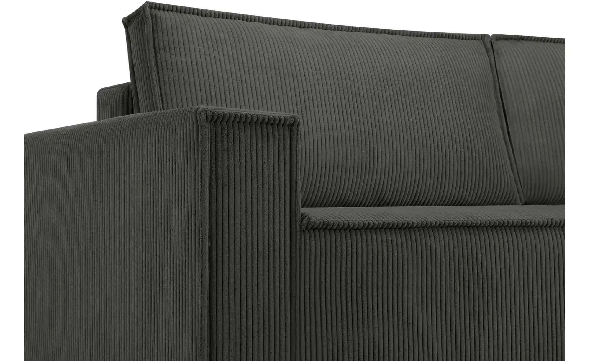 KONSIMO Einzelsofa  Napi ¦ grau ¦ Maße (cm): B: 244 H: 89 Polstermöbel > So günstig online kaufen