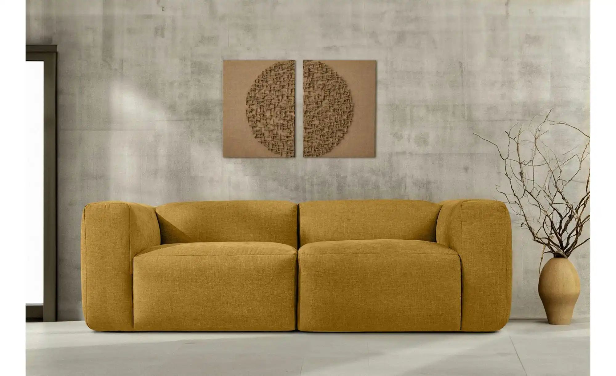 Thumbnail - KONSIMO Einzelsofa Buffo ¦ gelb ¦ Maße (cm): B: 250 H: 73 Polstermöbel > Sofas > Einzelsofas - Höffner