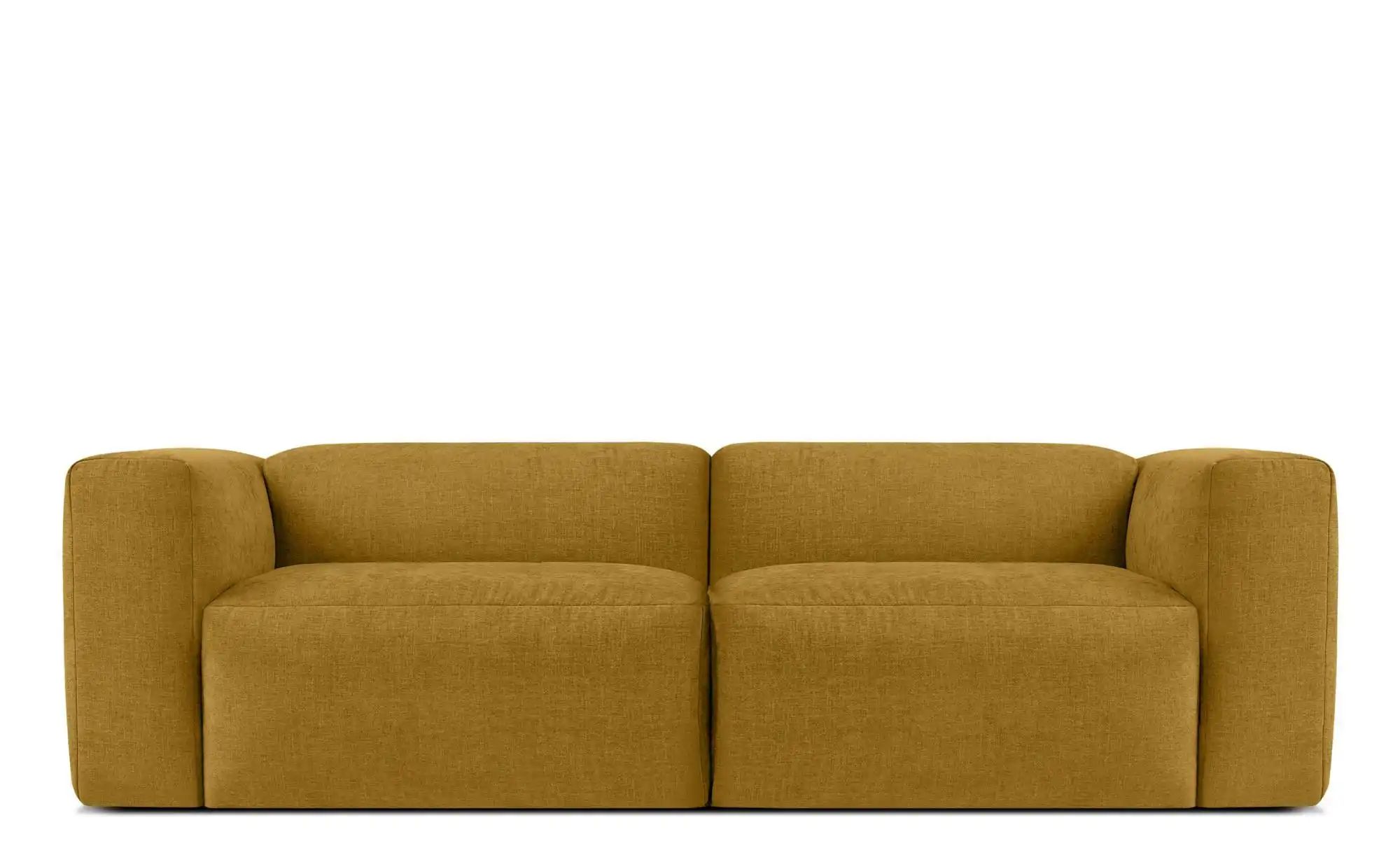 KONSIMO Einzelsofa  Buffo ¦ gelb ¦ Maße (cm): B: 250 H: 73 Polstermöbel > S günstig online kaufen