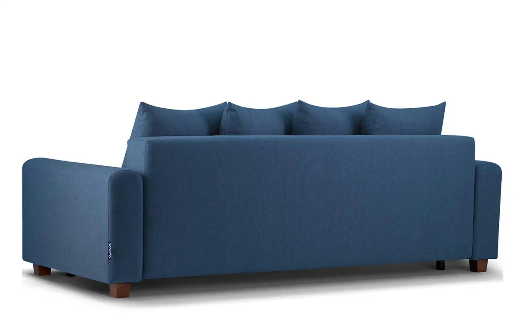 Thumbnail - KONSIMO Einzelsofa  Revo ¦ blau ¦ Maße (cm): B: 233 H: 80 Polstermöbel > Sofas > 3-Sitzer - Höffner