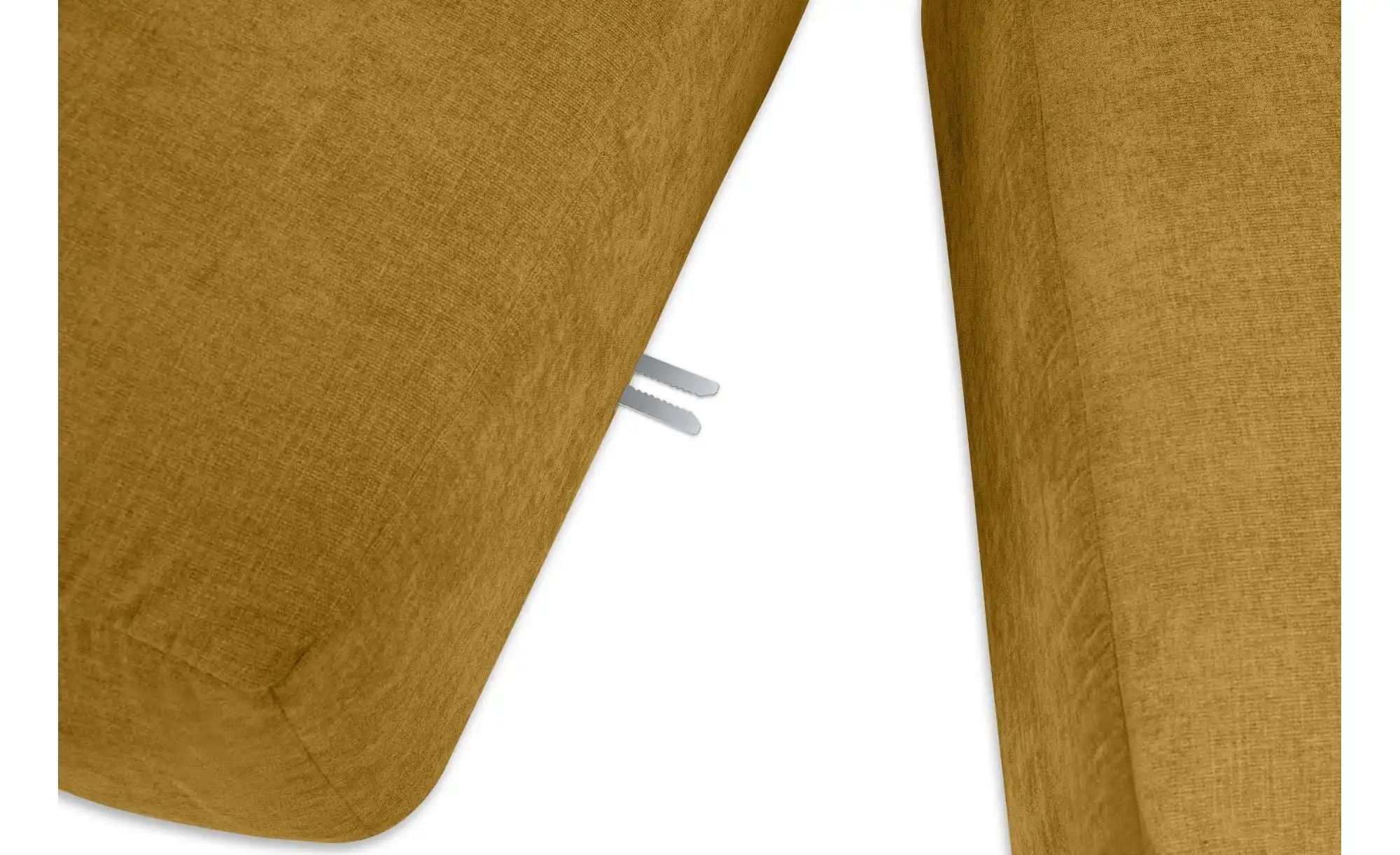 KONSIMO Einzelsofa  Buffo ¦ gelb ¦ Maße (cm): B: 210 H: 73 Polstermöbel > S günstig online kaufen