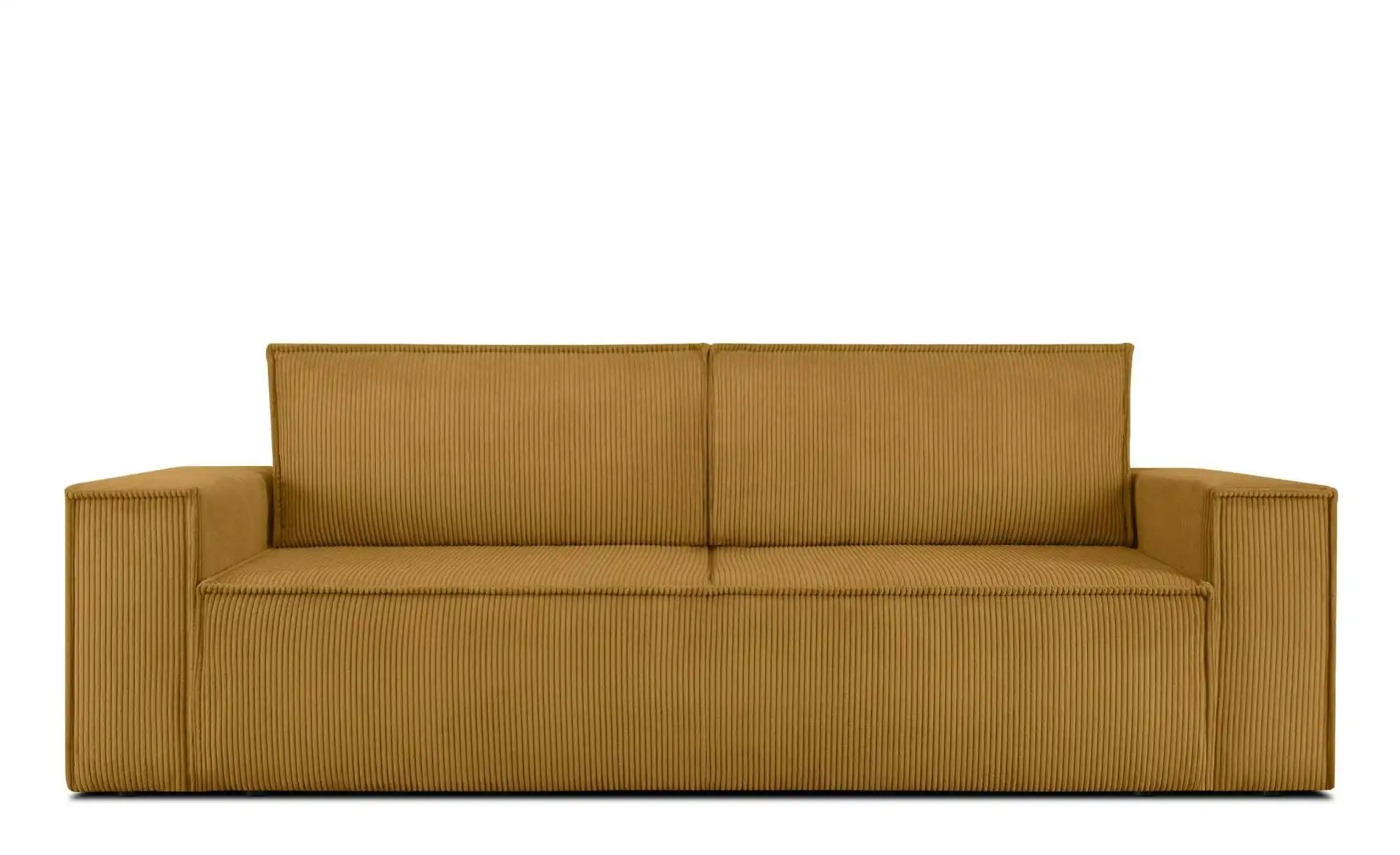 KONSIMO Einzelsofa  Napi ¦ gelb ¦ Maße (cm): B: 244 H: 89 Polstermöbel > So günstig online kaufen