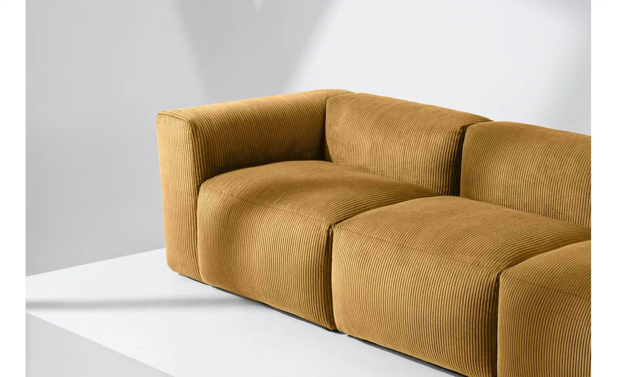 KONSIMO Einzelsofa  Buffo ¦ gelb ¦ Maße (cm): B: 290 H: 73 Polstermöbel > S günstig online kaufen