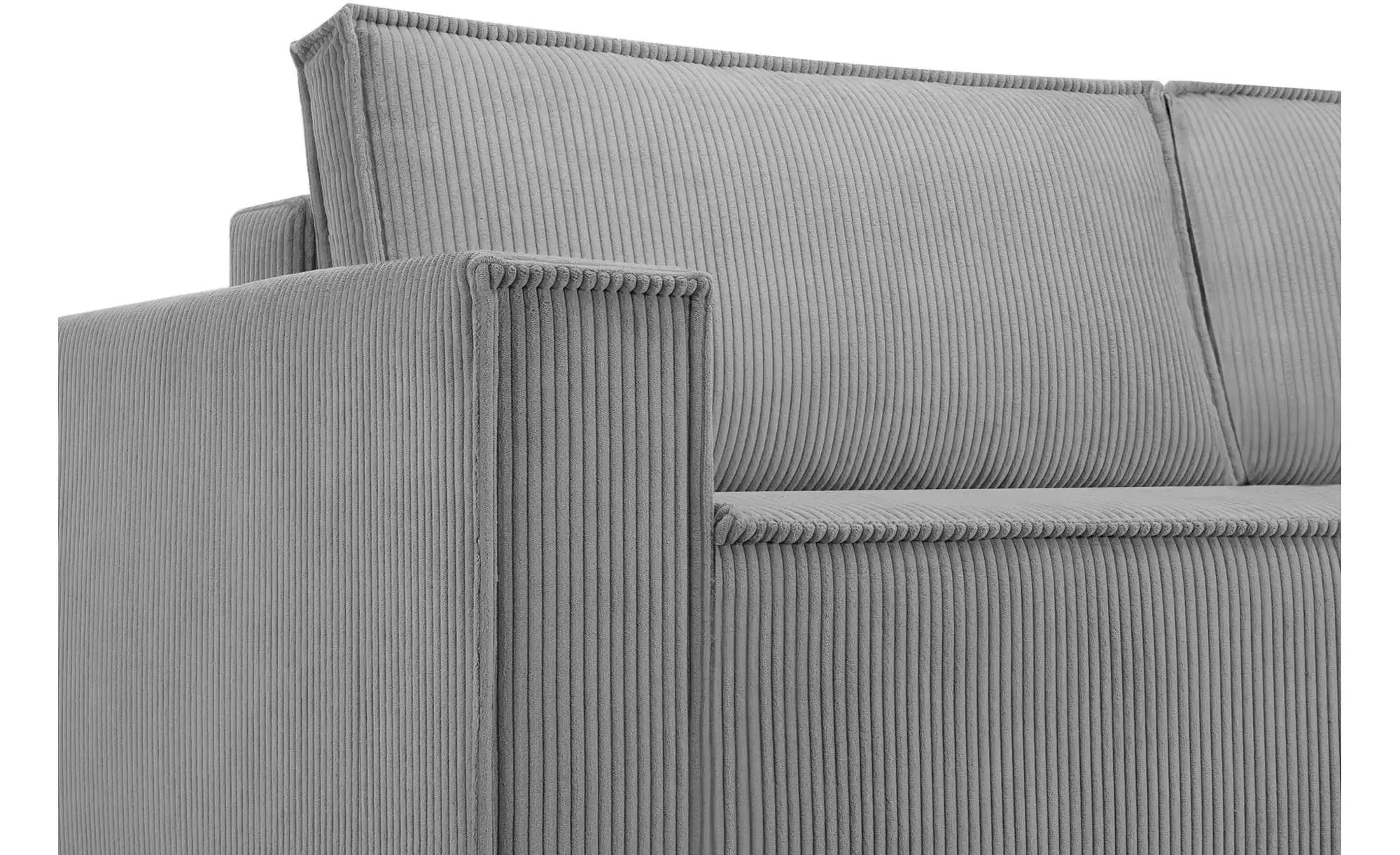 KONSIMO Einzelsofa  Napi ¦ grau ¦ Maße (cm): B: 244 H: 89 Polstermöbel > So günstig online kaufen