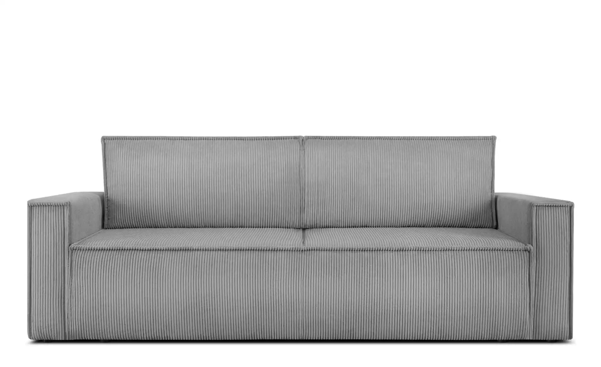 KONSIMO Einzelsofa  Napi ¦ grau ¦ Maße (cm): B: 244 H: 89 Polstermöbel > So günstig online kaufen