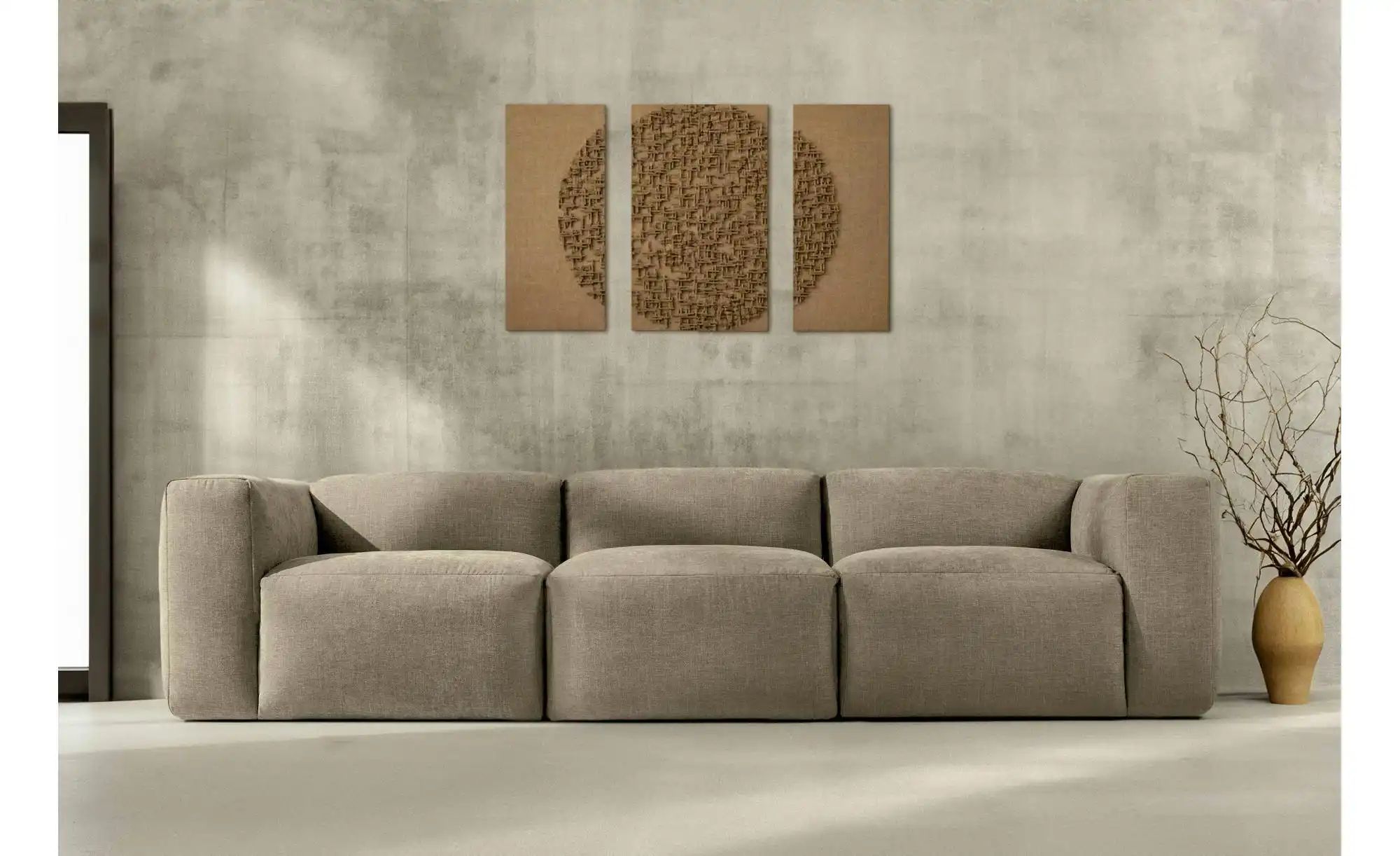 KONSIMO Einzelsofa  Buffo ¦ braun ¦ Maße (cm): B: 290 H: 73 Polstermöbel > günstig online kaufen