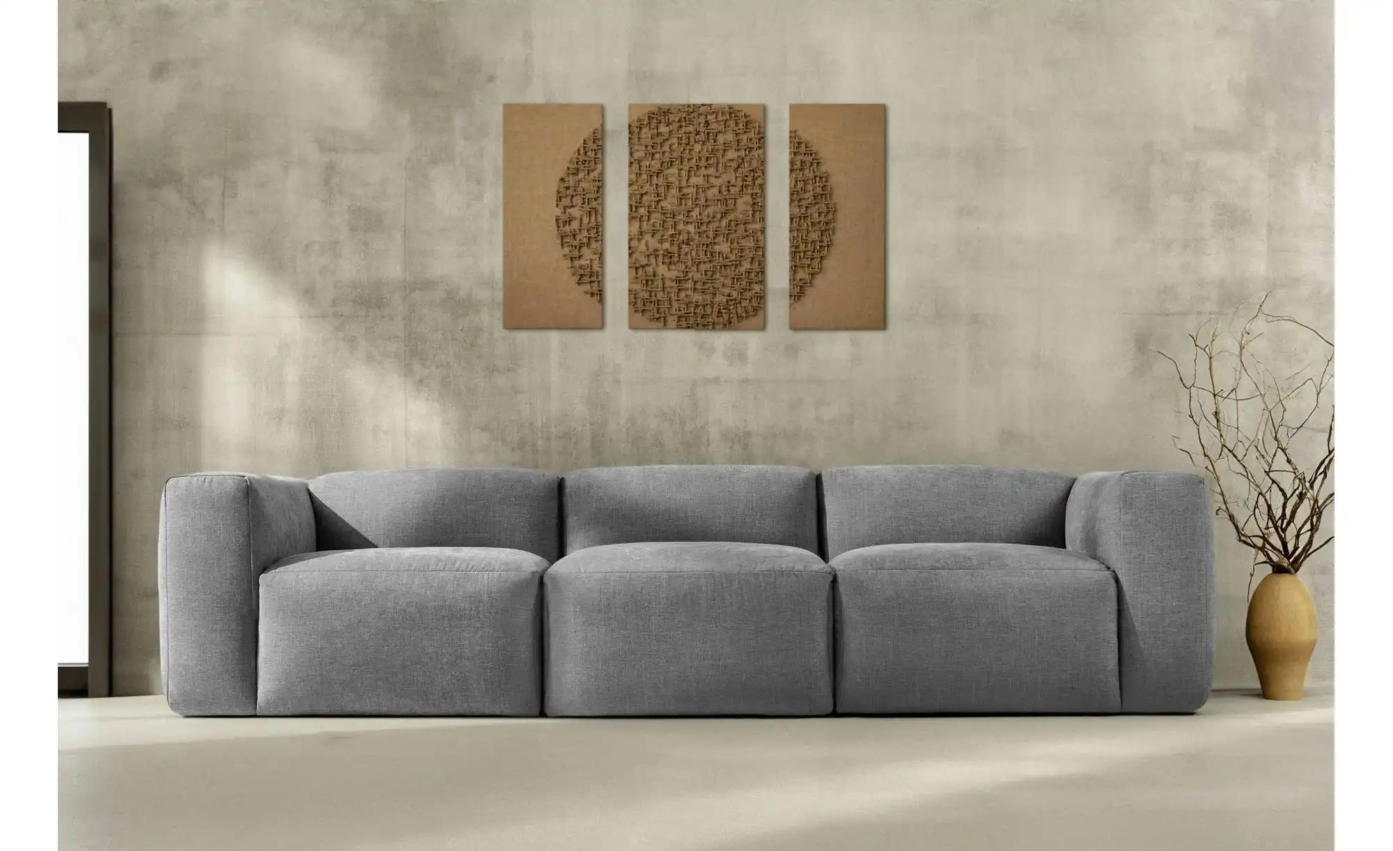 KONSIMO Einzelsofa  Buffo ¦ grau ¦ Maße (cm): B: 290 H: 73 Polstermöbel > S günstig online kaufen