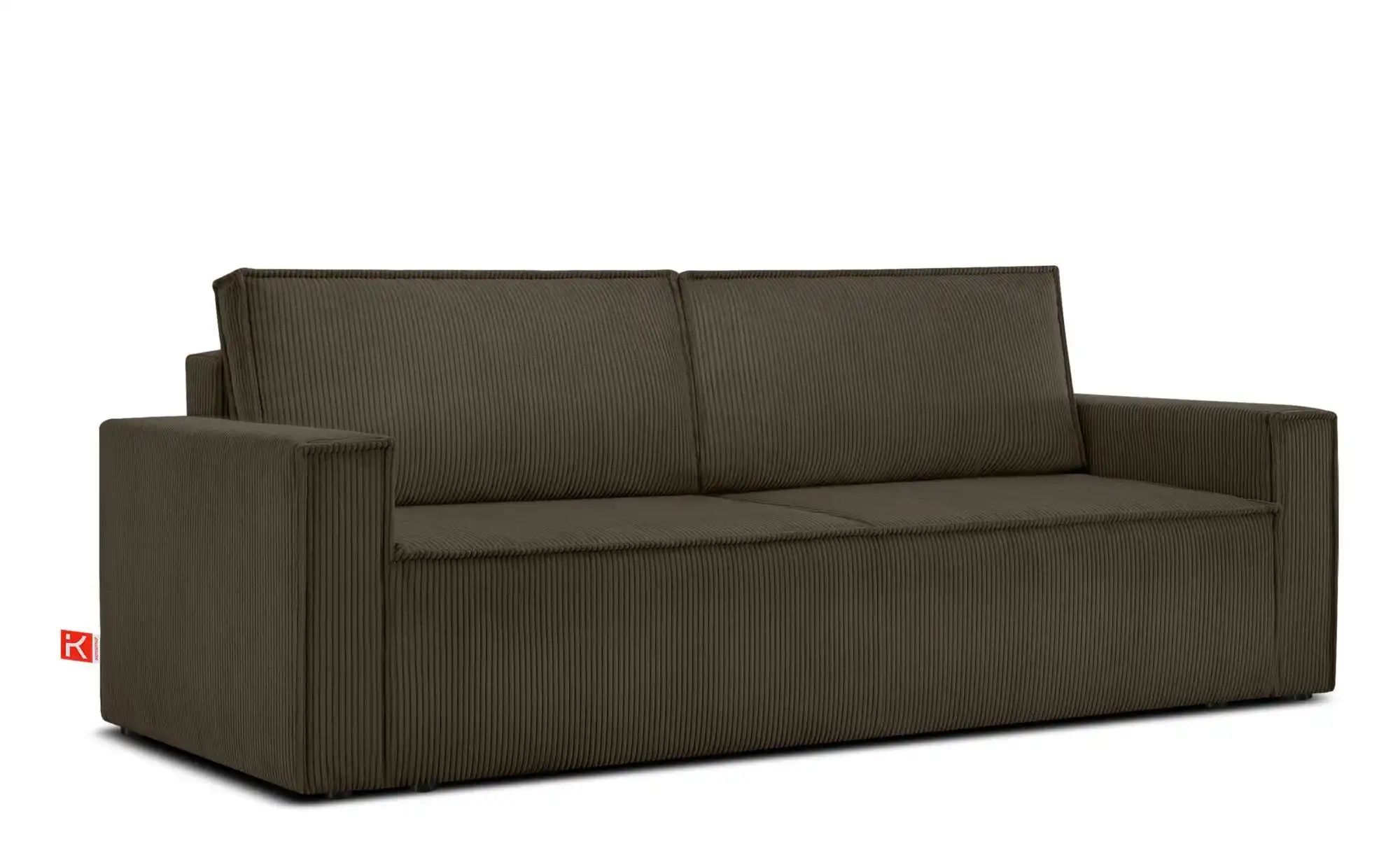 KONSIMO Einzelsofa  Napi ¦ braun ¦ Maße (cm): B: 244 H: 89 Polstermöbel > S günstig online kaufen