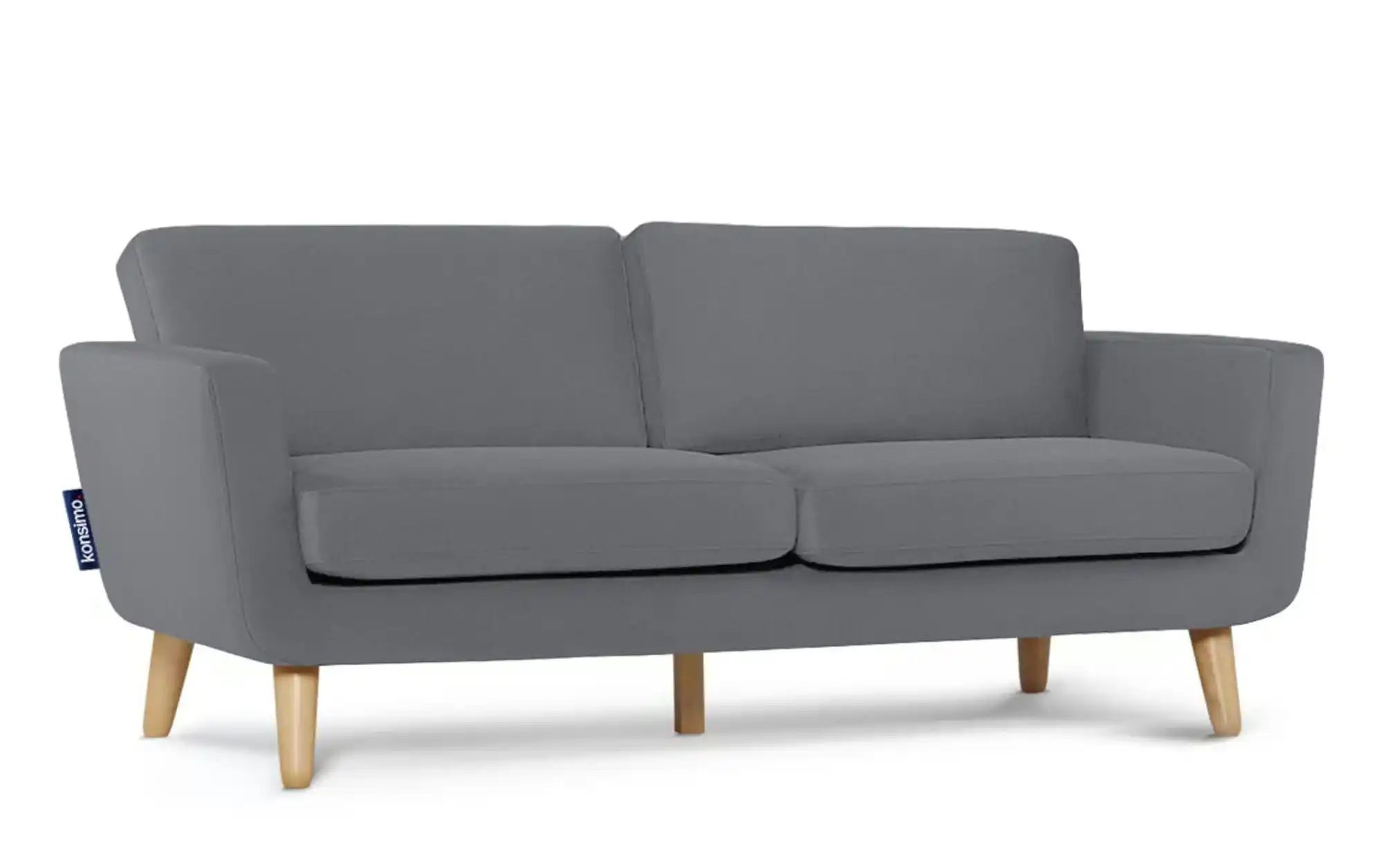 Thumbnail - KONSIMO Einzelsofa  Tagio ¦ grau ¦ Maße (cm): B: 190 H: 80 Polstermöbel > Sofas > 3-Sitzer - Höffner