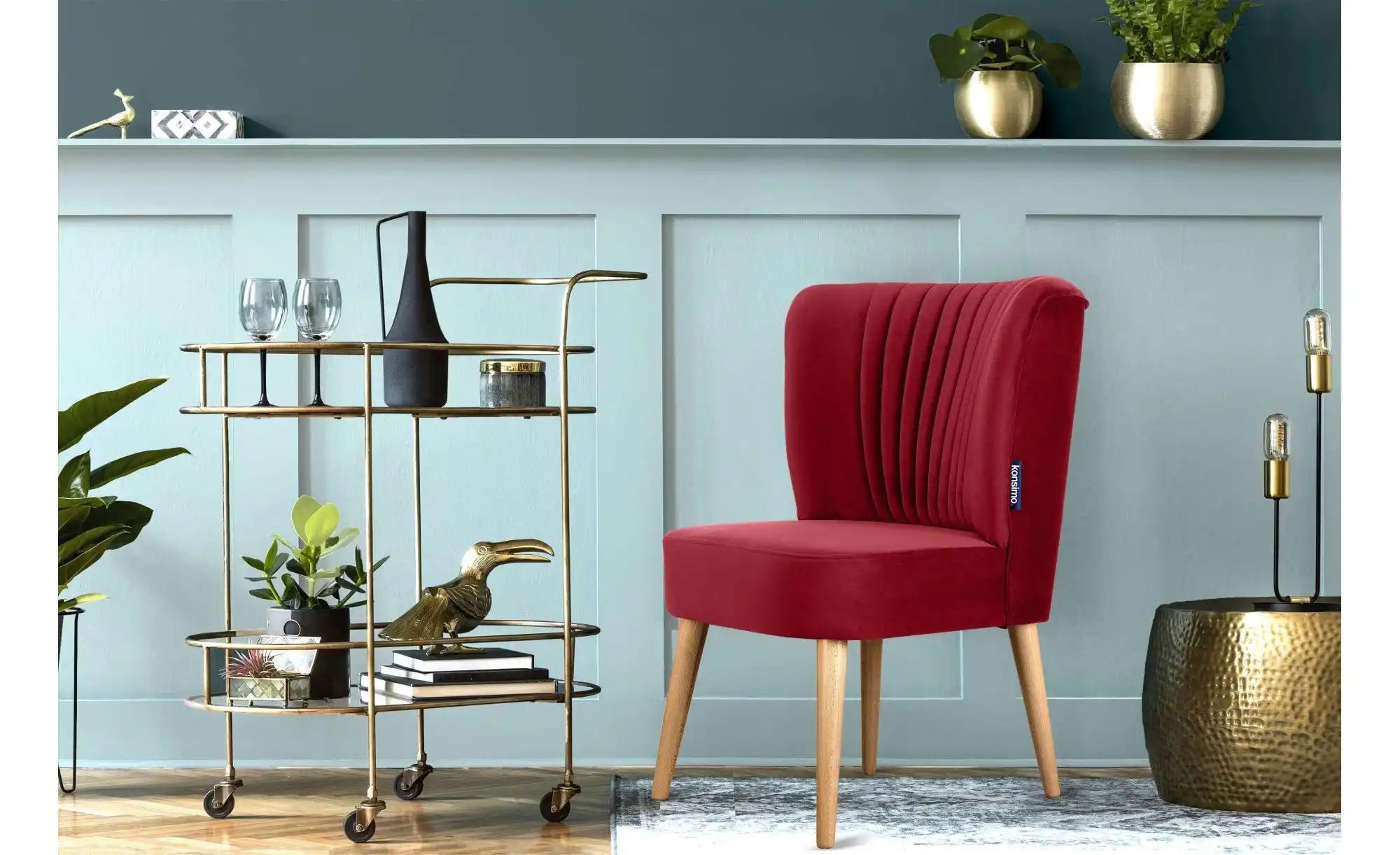 KONSIMO Sessel  Duco ¦ braun ¦ Maße (cm): B: 63 H: 89 Polstermöbel > Sessel günstig online kaufen