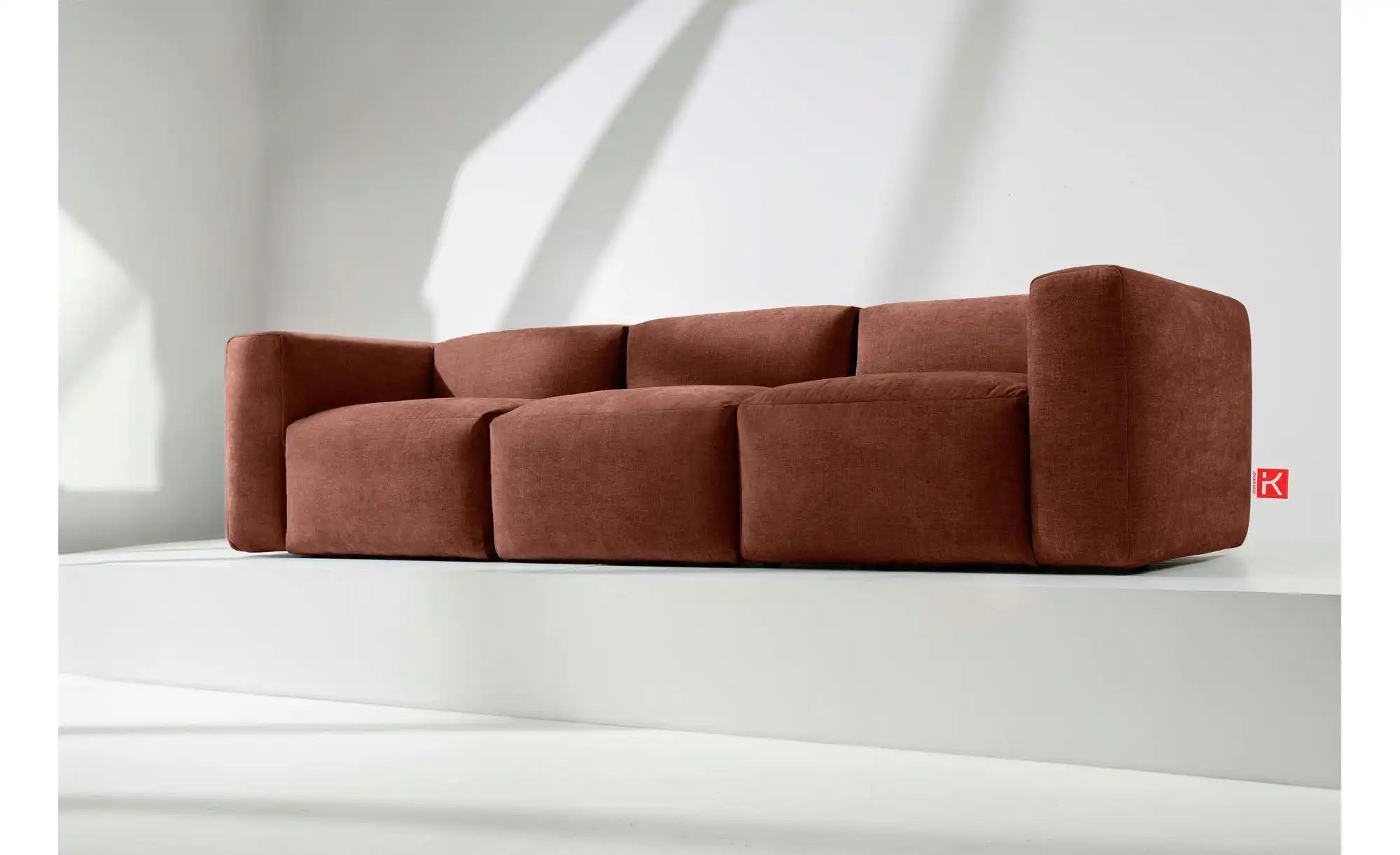 Thumbnail - KONSIMO Einzelsofa  Buffo ¦ orange ¦ Maße (cm): B: 290 H: 73 Polstermöbel > Sofas > Einzelsofas - Höffner