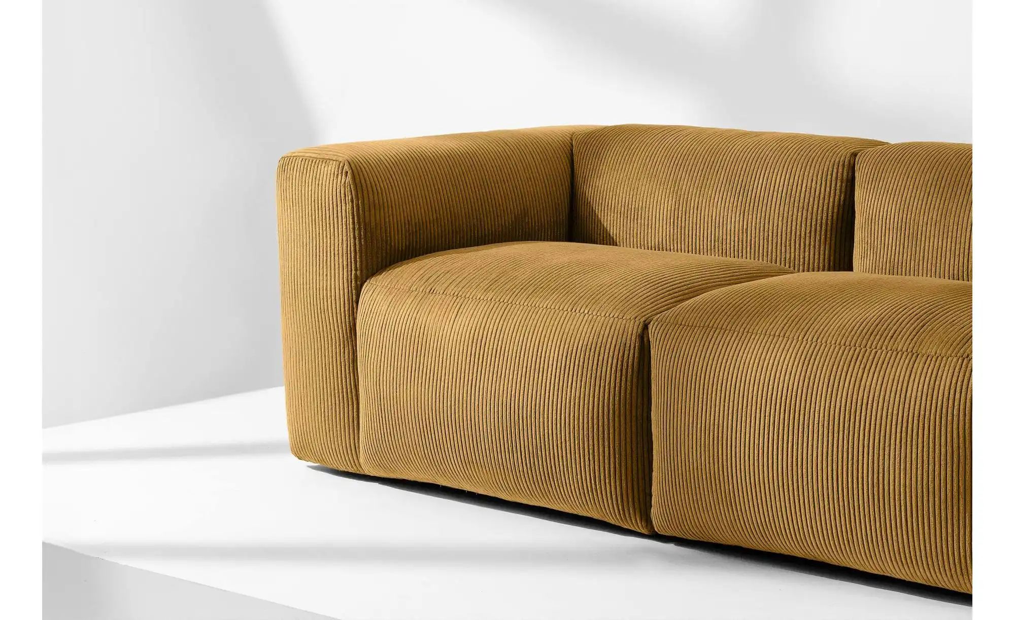 Thumbnail - KONSIMO Einzelsofa  Buffo ¦ gelb ¦ Maße (cm): B: 210 H: 73 Polstermöbel > Sofas > 3-Sitzer - Höffner