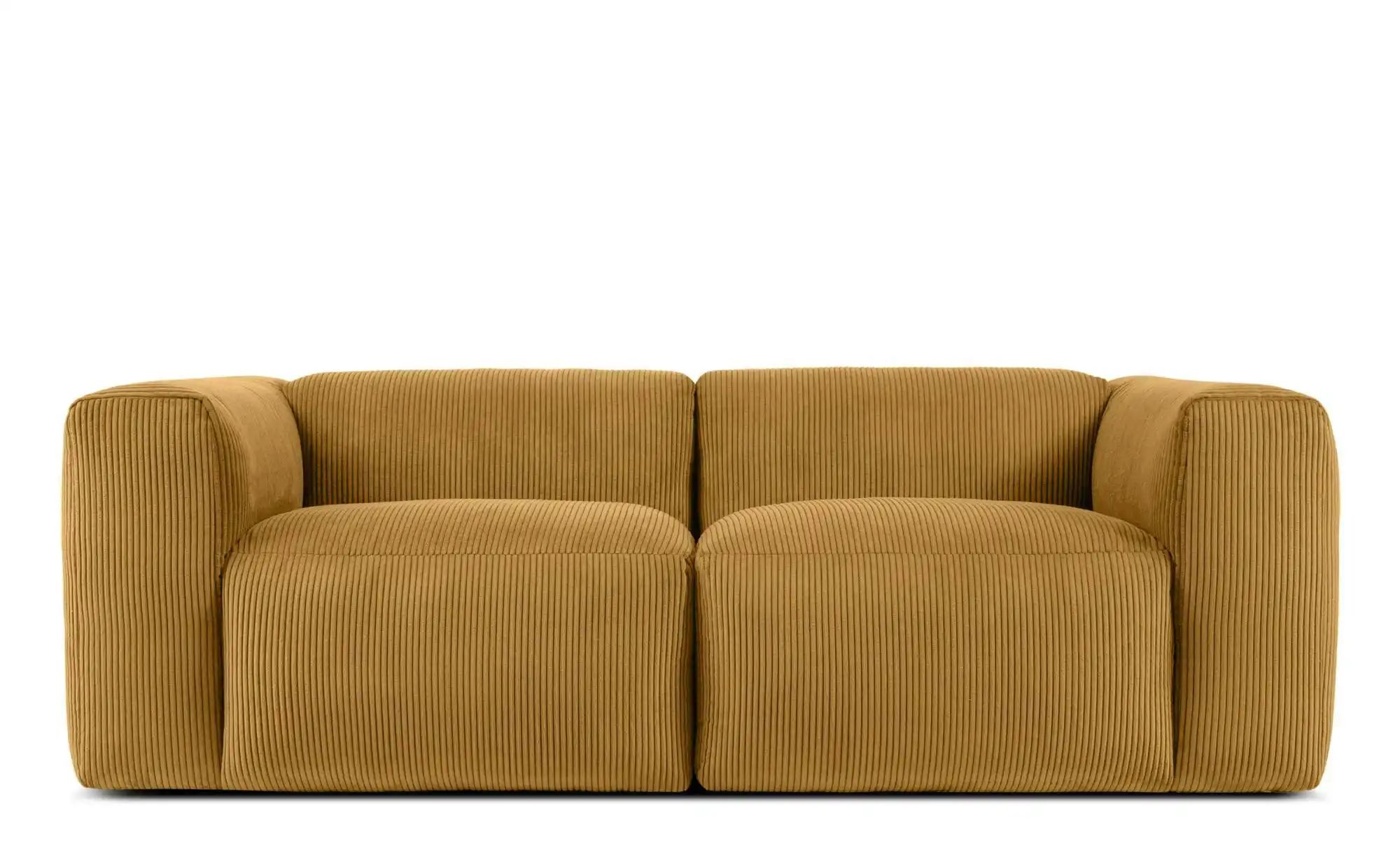 KONSIMO Einzelsofa  Buffo ¦ gelb ¦ Maße (cm): B: 210 H: 73 Polstermöbel > S günstig online kaufen