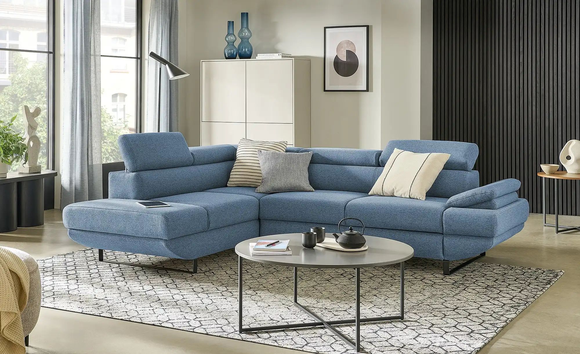 switch Ecksofa  Gio ¦ blau ¦ Maße (cm): B: 263 H: 88 T: 200.0 Polstermöbel günstig online kaufen