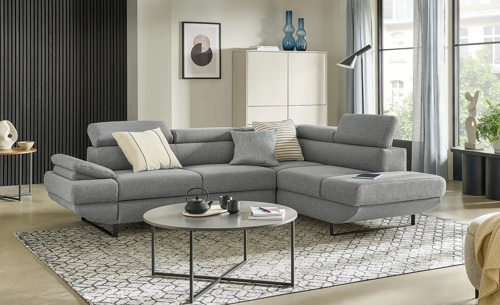 Thumbnail - switch Ecksofa Gio ¦ grau ¦ Maße (cm): B: 263 H: 88 T: 200.0 Polstermöbel > Sofas > Ecksofas - Höffner