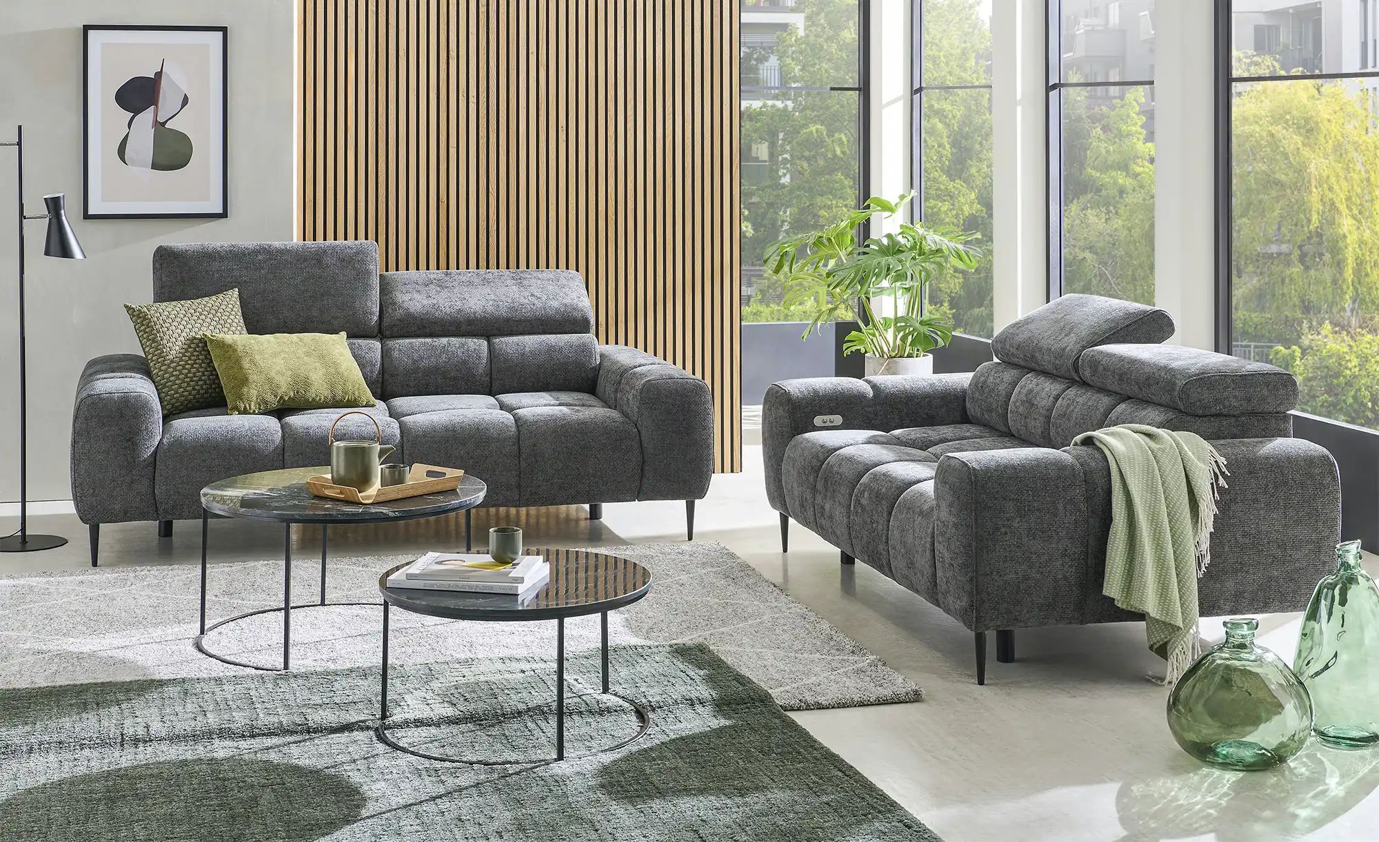 switch Einzelsofa  Plaza ¦ grau ¦ Maße (cm): B: 192 H: 99 T: 105.0 Polsterm günstig online kaufen