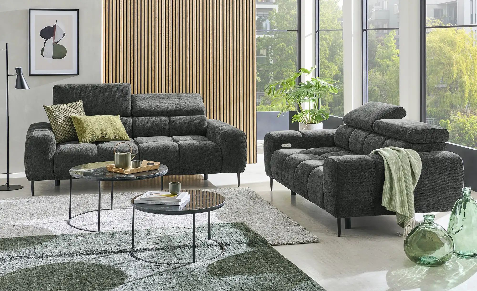 switch Einzelsofa  Plaza ¦ grau ¦ Maße (cm): B: 192 H: 99 T: 105.0 Polsterm günstig online kaufen
