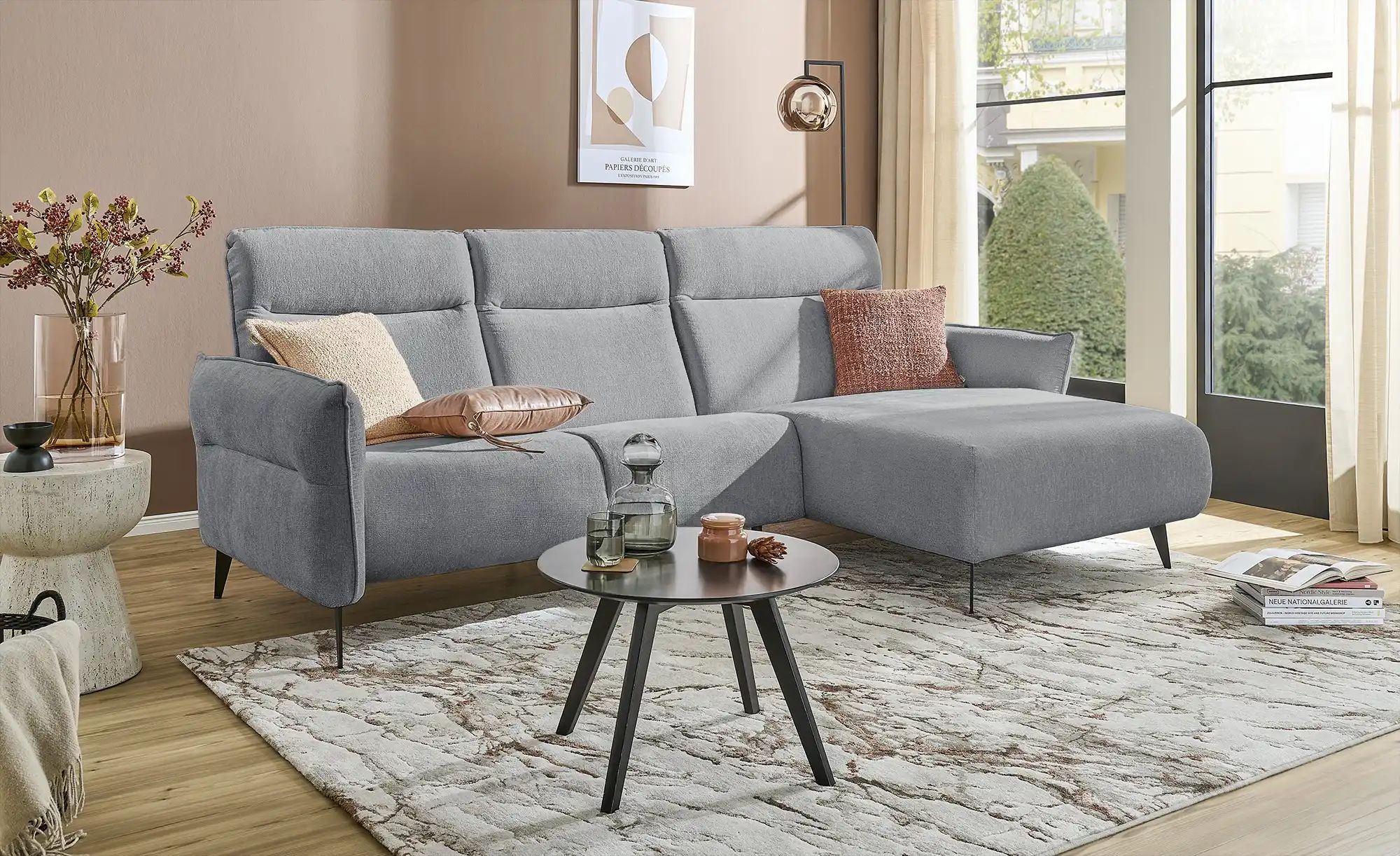 Thumbnail - switch Ecksofa  Stelvio ¦ grau ¦ Maße (cm): B: 286 H: 103 Polstermöbel > Sofas > Ecksofas - Höffner