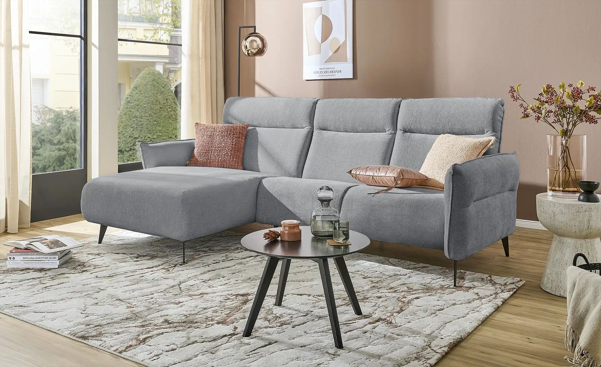 Thumbnail - switch Ecksofa Stelvio ¦ grau ¦ Maße (cm): B: 286 H: 103 Polstermöbel > Sofas > Ecksofas - Höffner