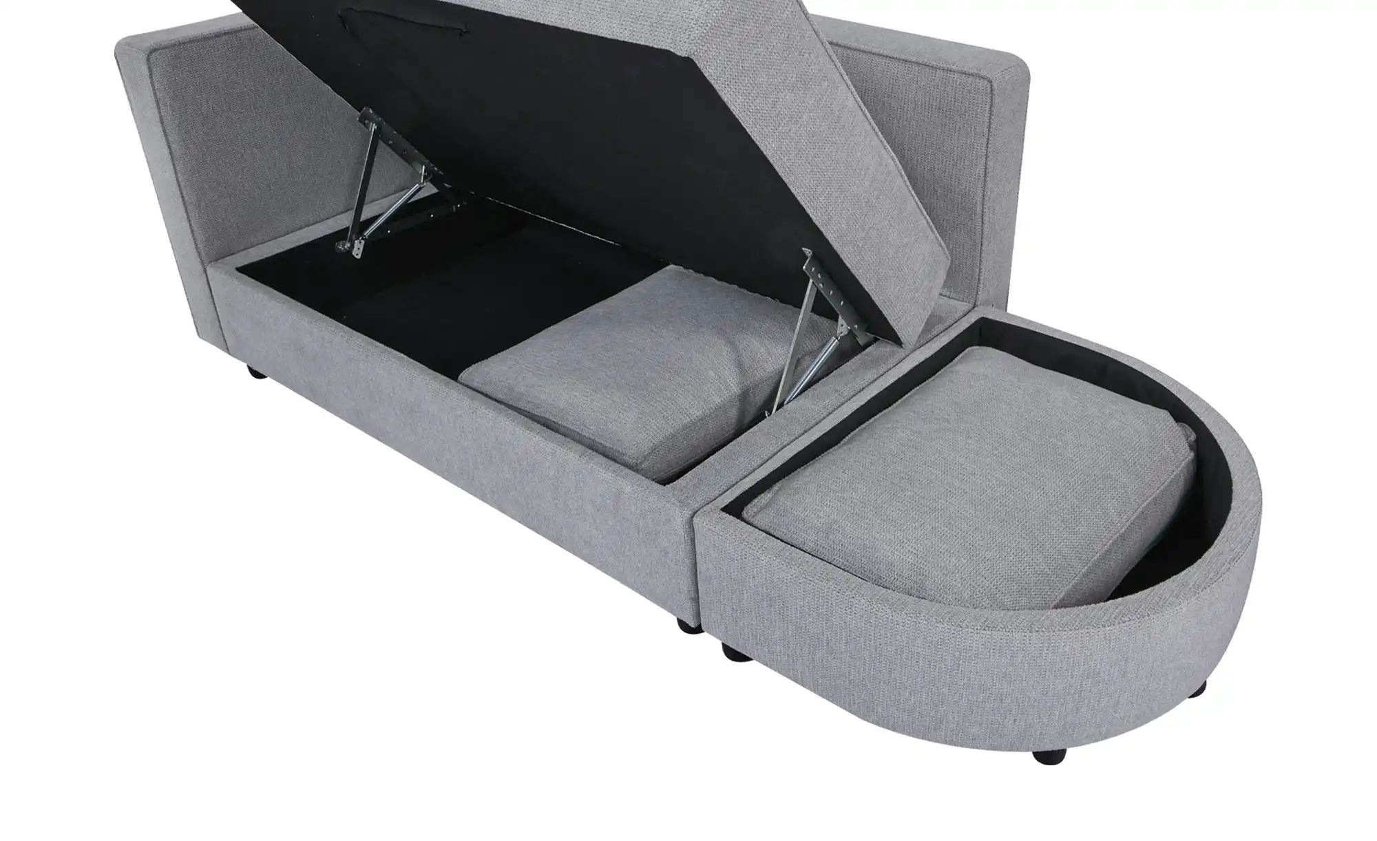 Thumbnail - Sofa 2-sitzig mit Hocker Arjana ¦ Maße (cm): B: 217 H: 91 T: 92.0 Polstermöbel > Sofas > 2-Sitzer - Höffner