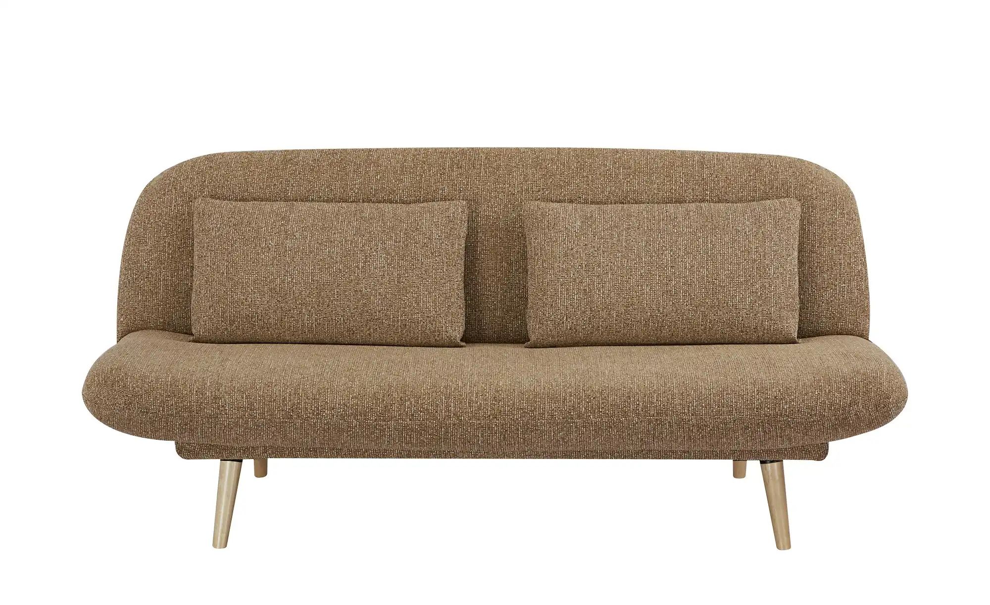 Schlafsofa  Adelena ¦ gelb ¦ Maße (cm): B: 190 H: 79 T: 81.0 Polstermöbel > günstig online kaufen