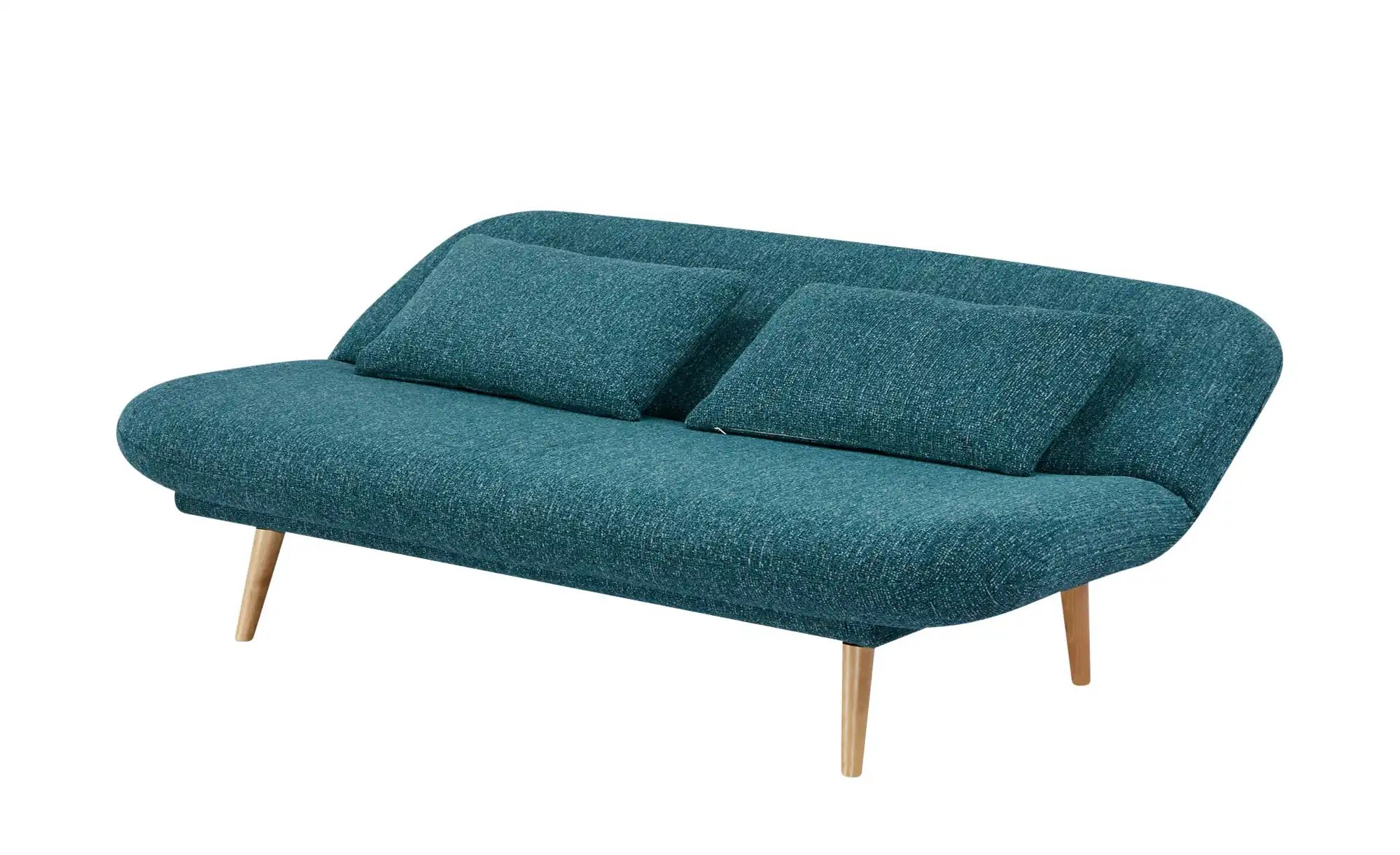 Thumbnail - Schlafsofa  Adelena ¦ türkis/petrol ¦ Maße (cm): B: 175 H: 79 T: 81.0 Polstermöbel > Sofas > 2-Sitzer - Höffner